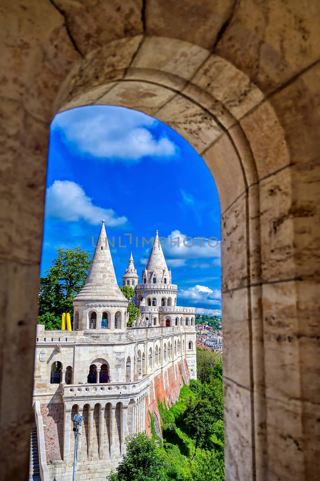 Fisherman's Bastion in Budapest, Hungary by jbyard22