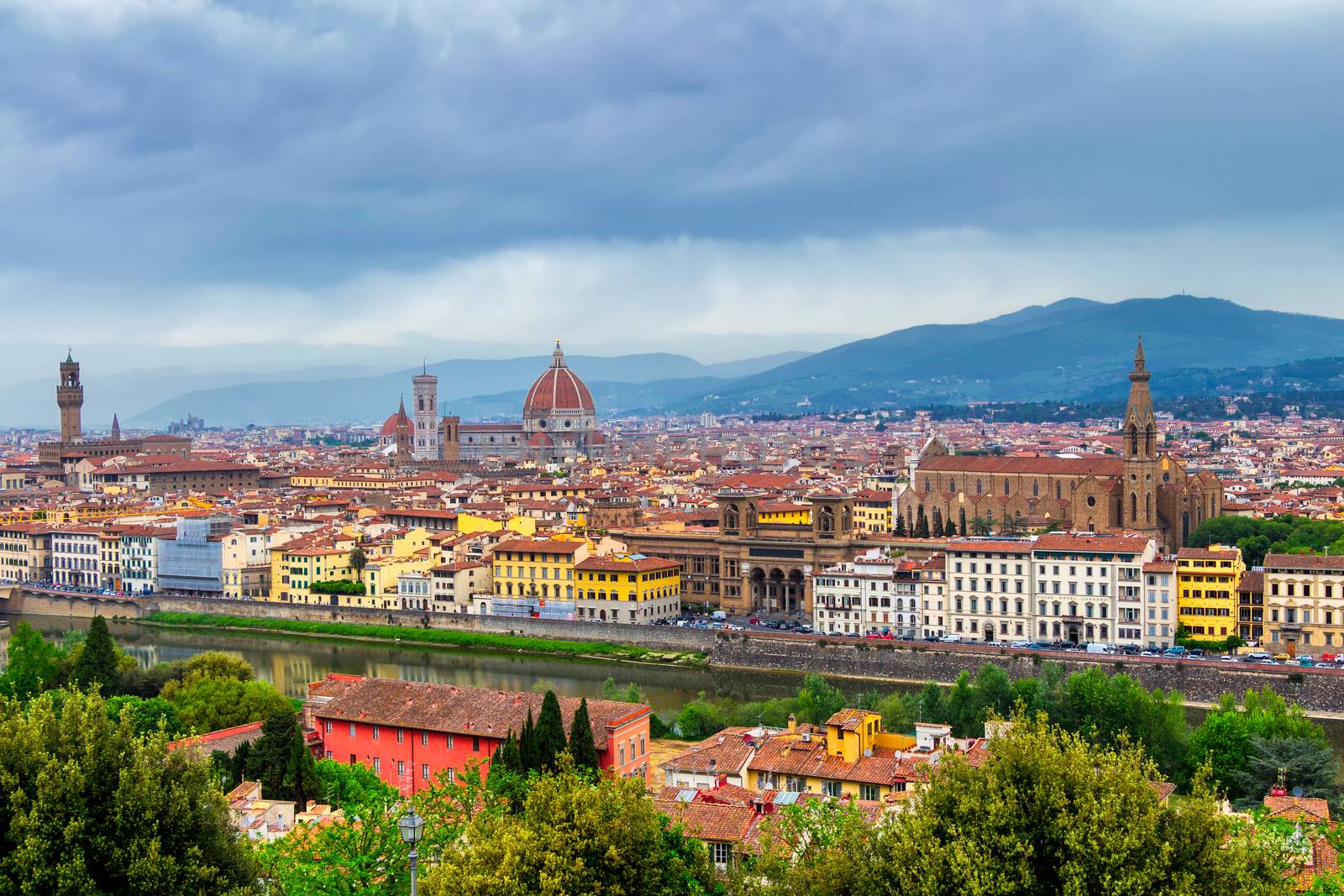 Florence panorama city skyline, Florence, Italy