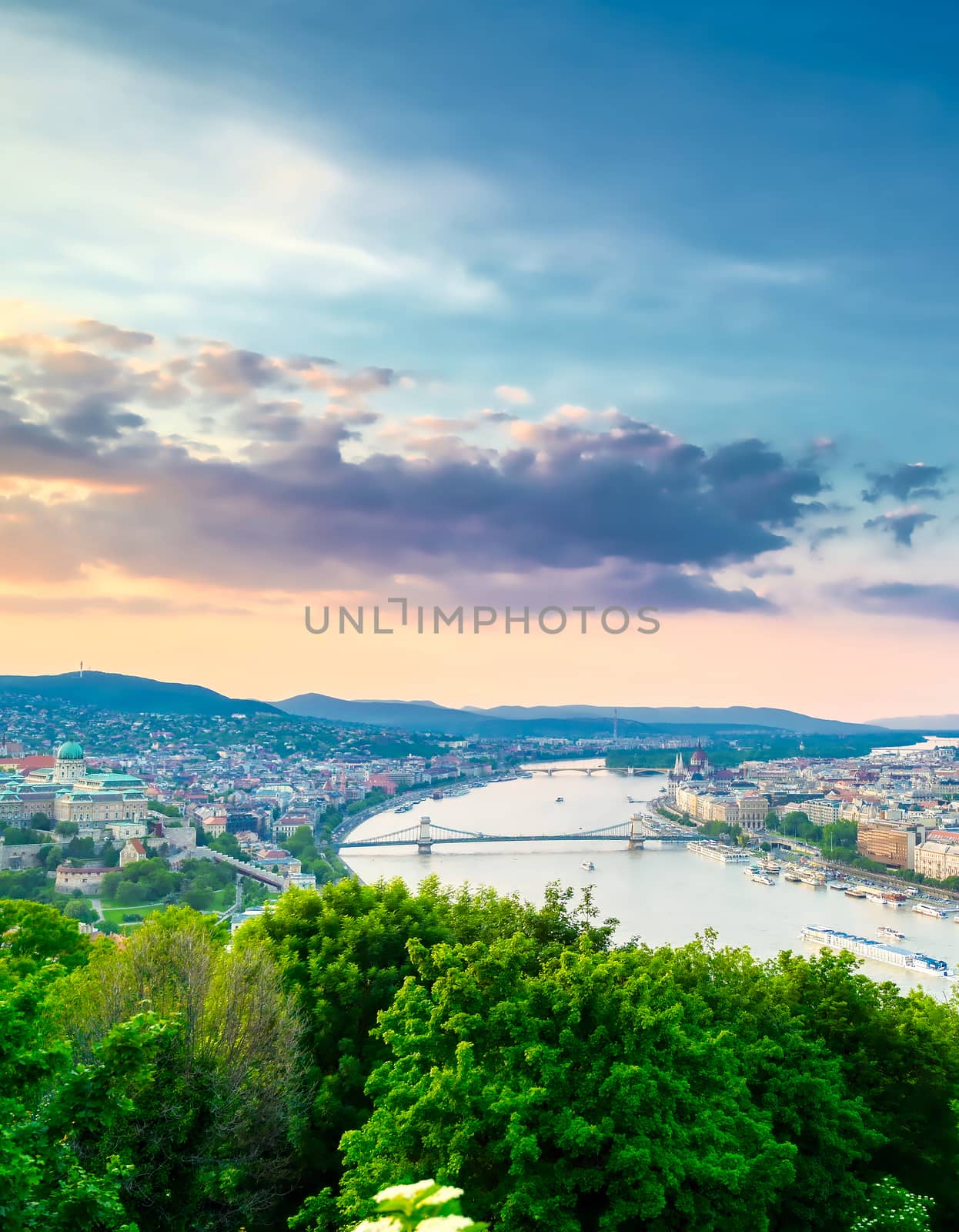 Aerial view of Budapest, Hungary by jbyard22