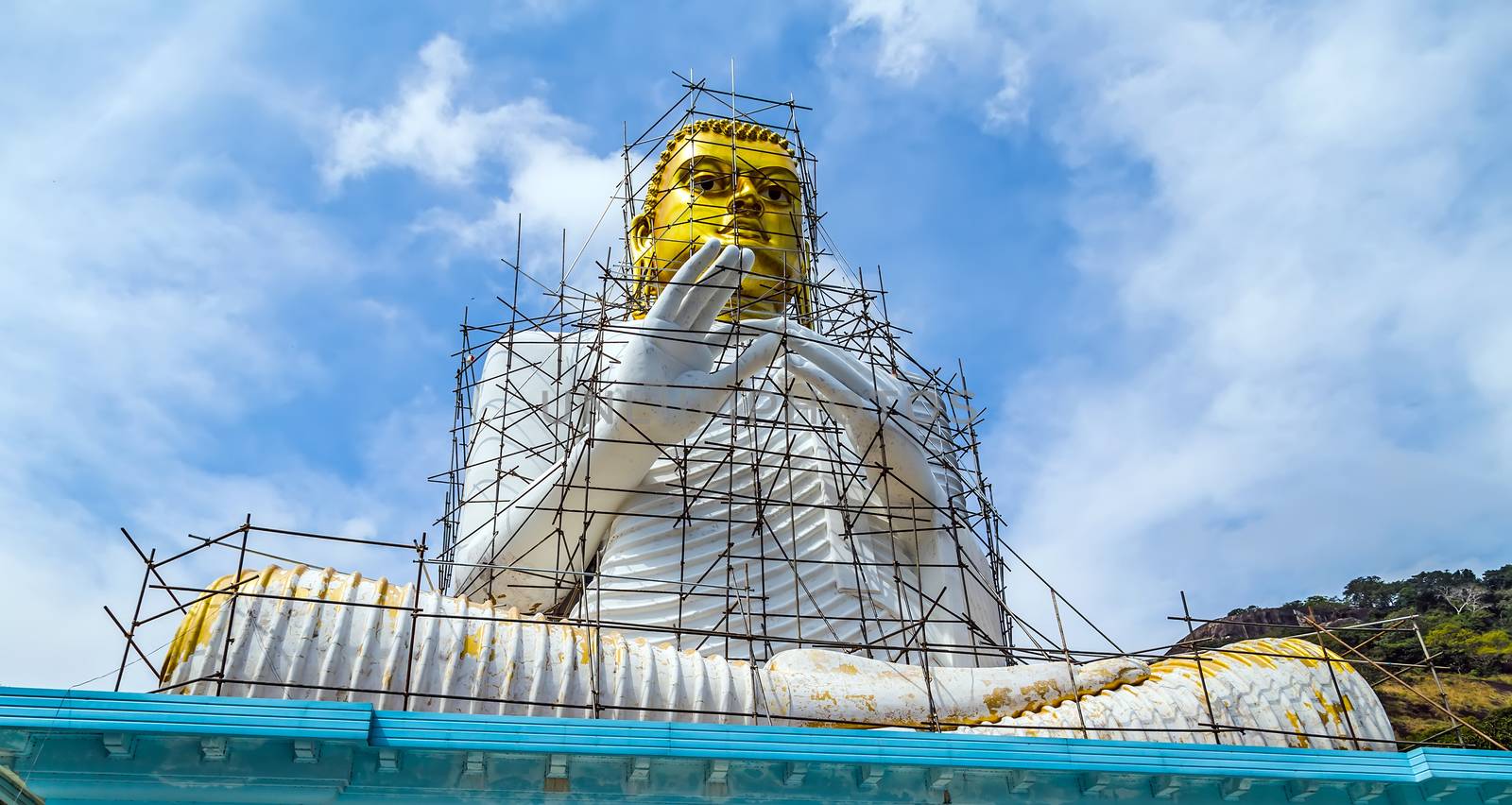Golden Buddha Dambulla Temple Sri Lanka