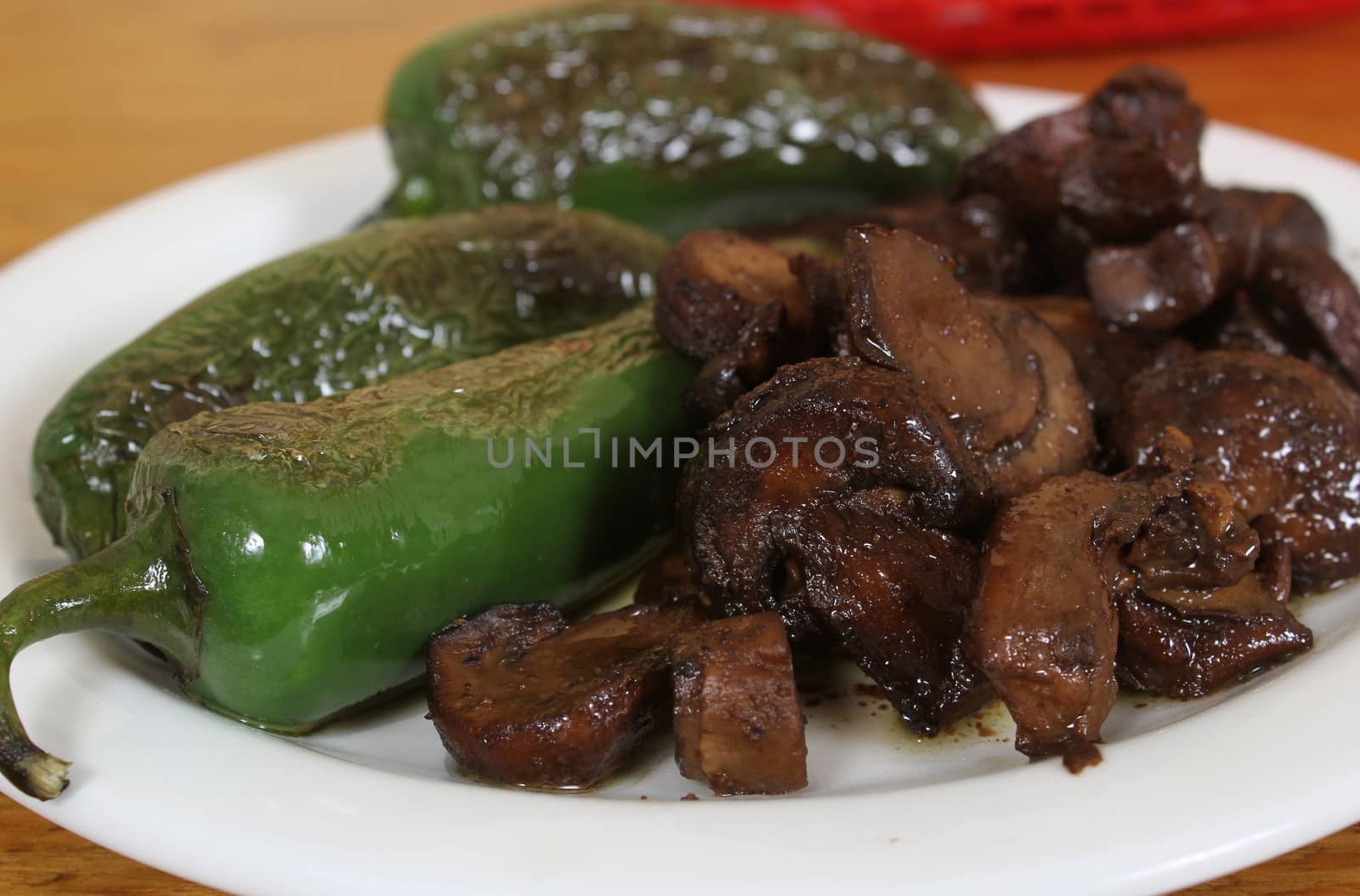 Roasted Green Jalapeno Peppers With Mushrooms by Marti157900