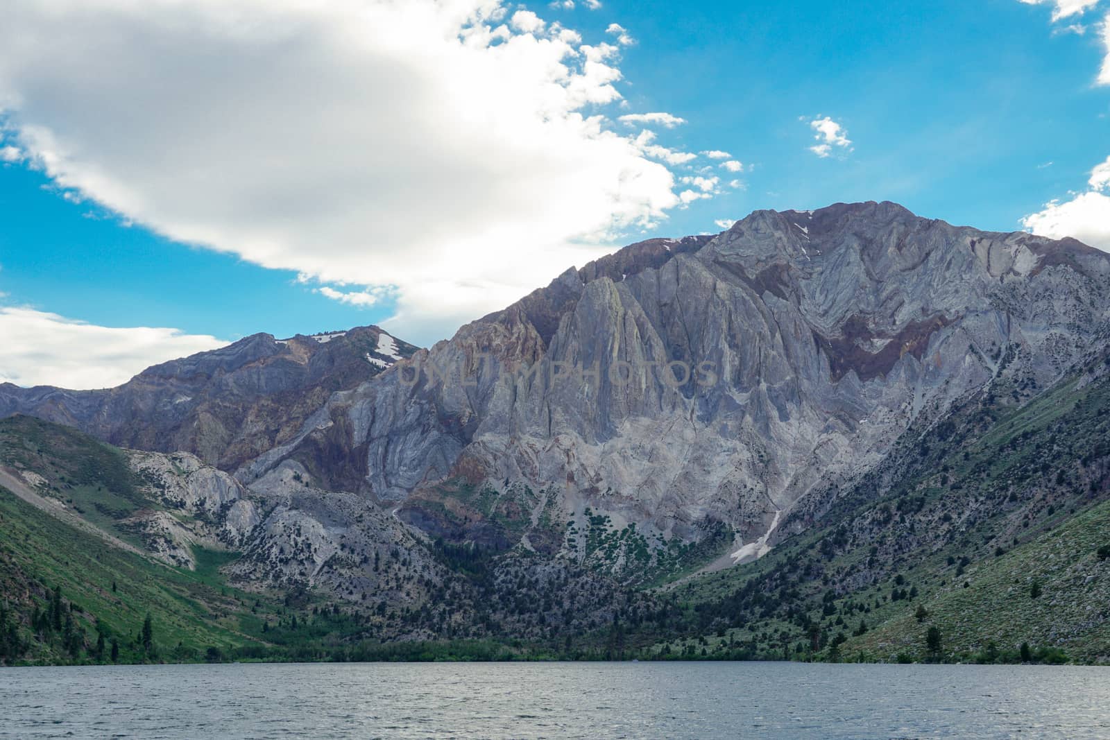 Convict Lake in the Eastern Sierra Nevada mountains, California, Mono County, California, USA. Mountain Lake at summer.