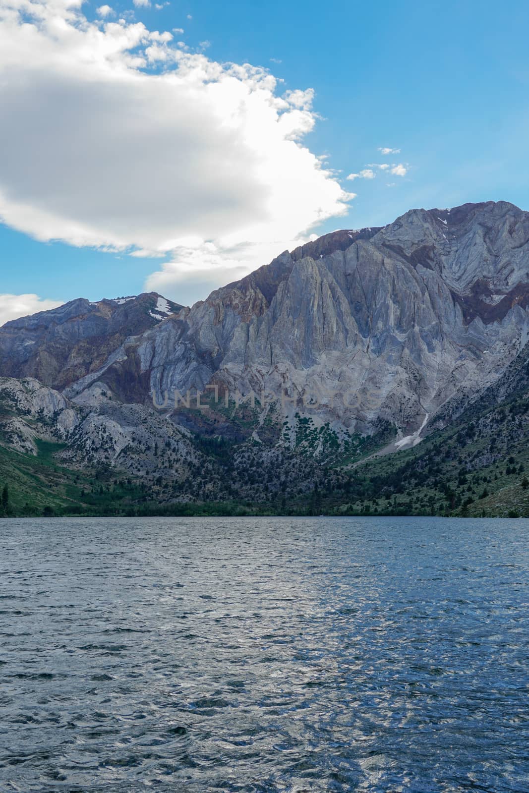 Convict Lake in the Eastern Sierra Nevada mountains, California, Mono County, California, USA.  by Bonandbon