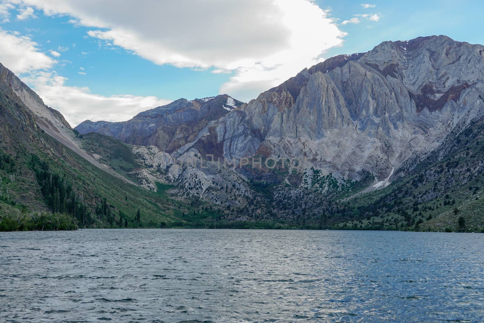 Convict Lake in the Eastern Sierra Nevada mountains, California, Mono County, California, USA.  by Bonandbon