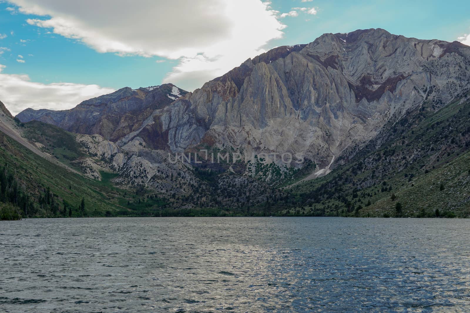 Convict Lake in the Eastern Sierra Nevada mountains, California, Mono County, California, USA.  by Bonandbon