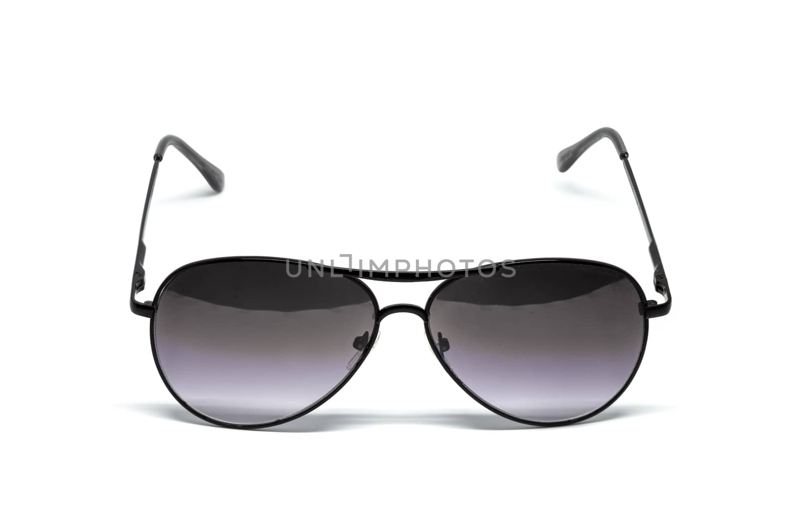 Black sunglasses  on white background