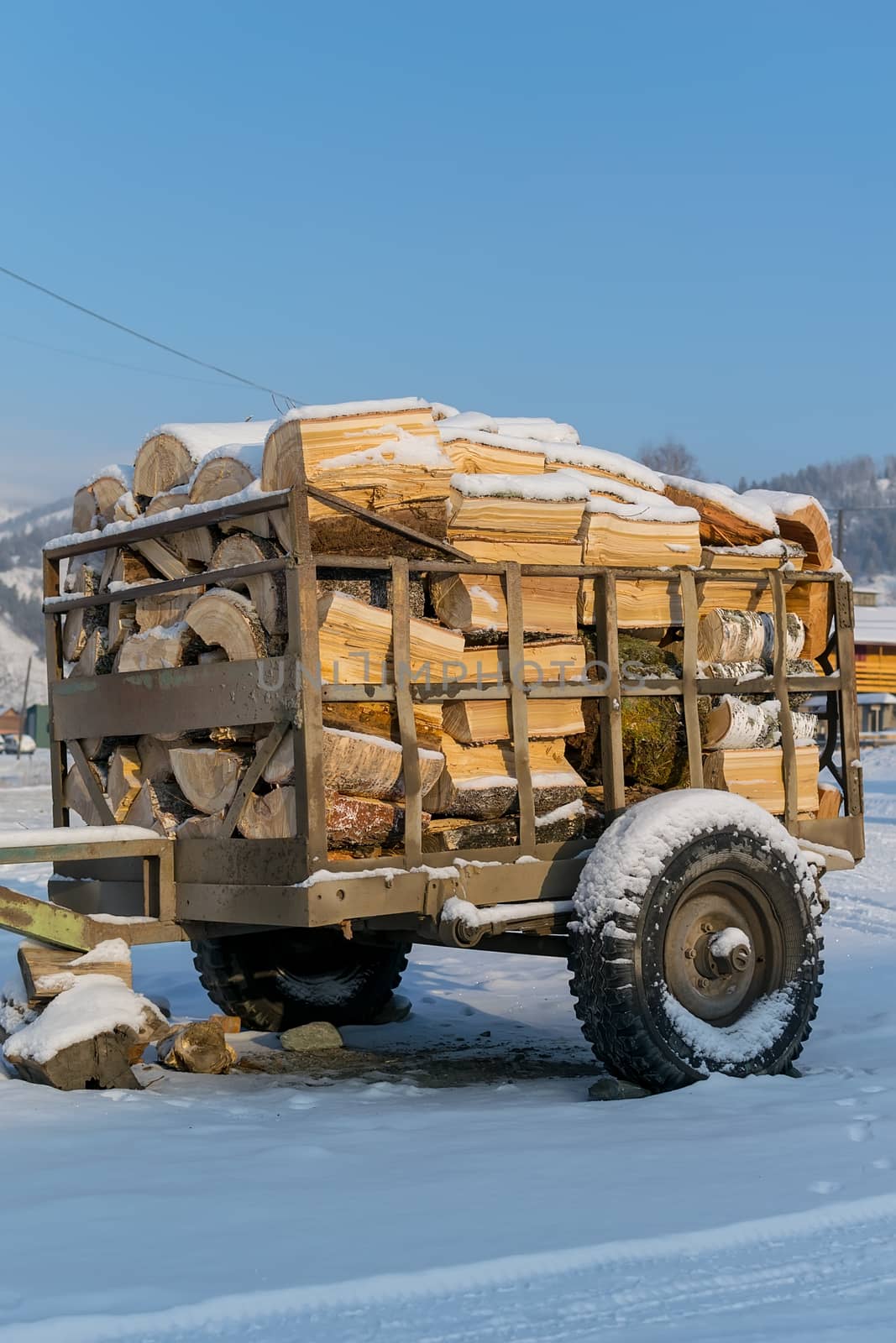 trailer for transportation of firewood by jk3030