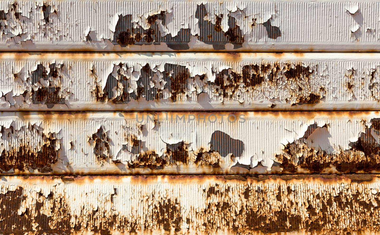 Rusty garage door. Vintage style. Ideal for backgrounds.