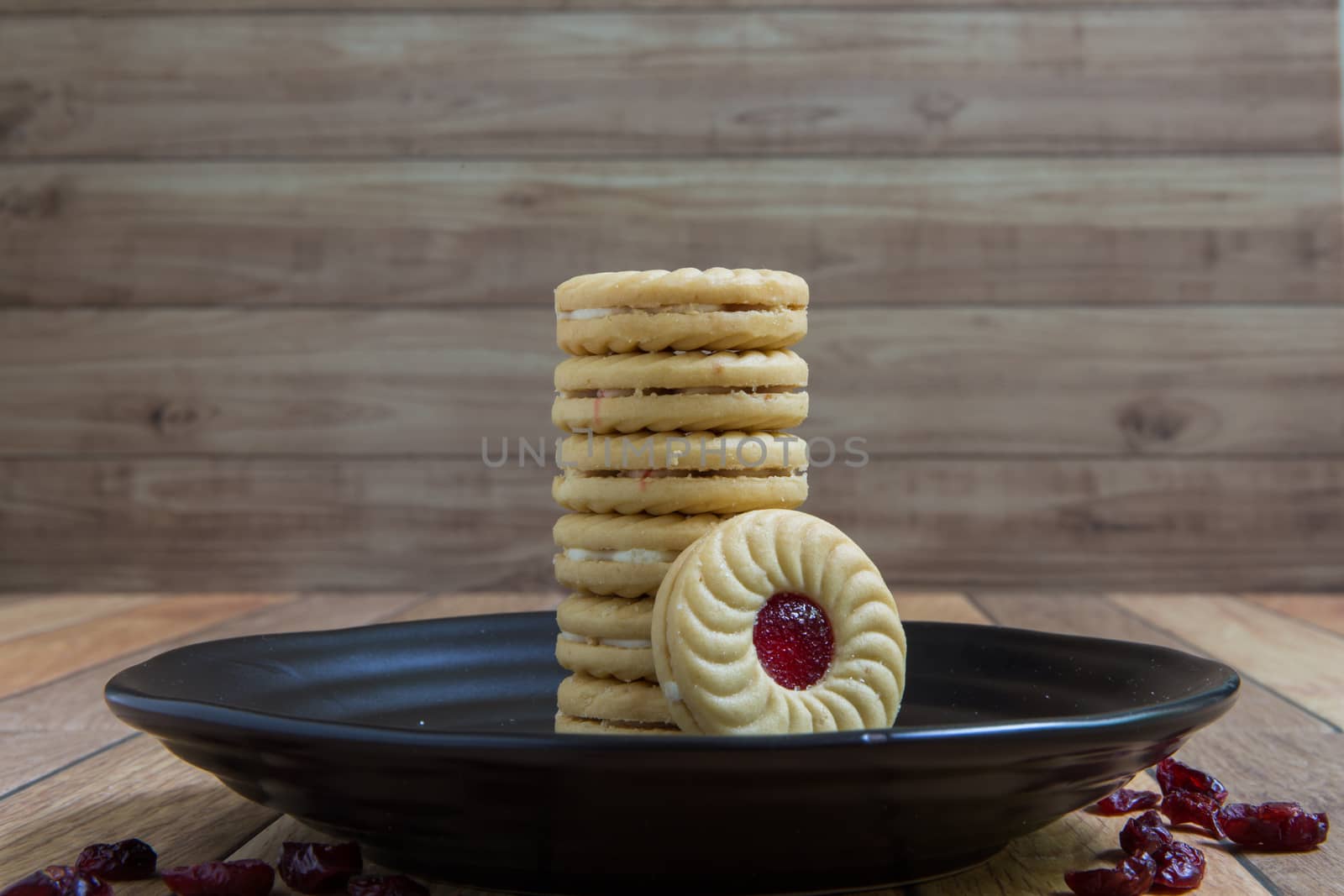 Cranberry filled cookies for tea break during a meeting.