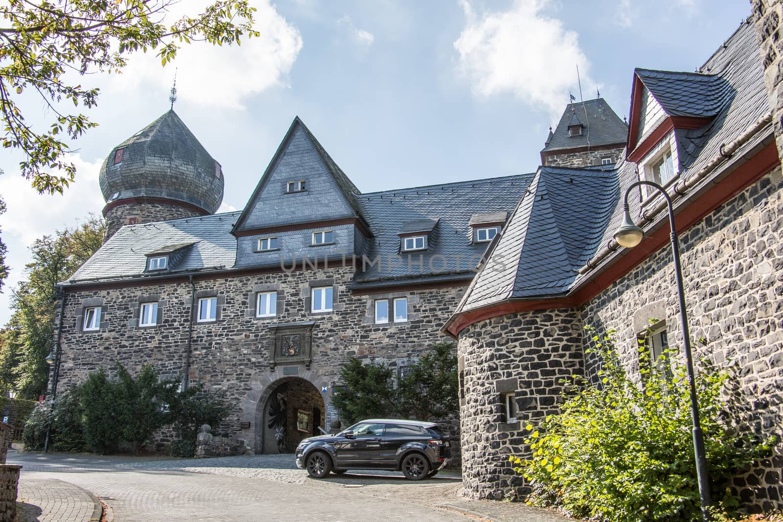 Friedewald castle hotel in the Westerwald