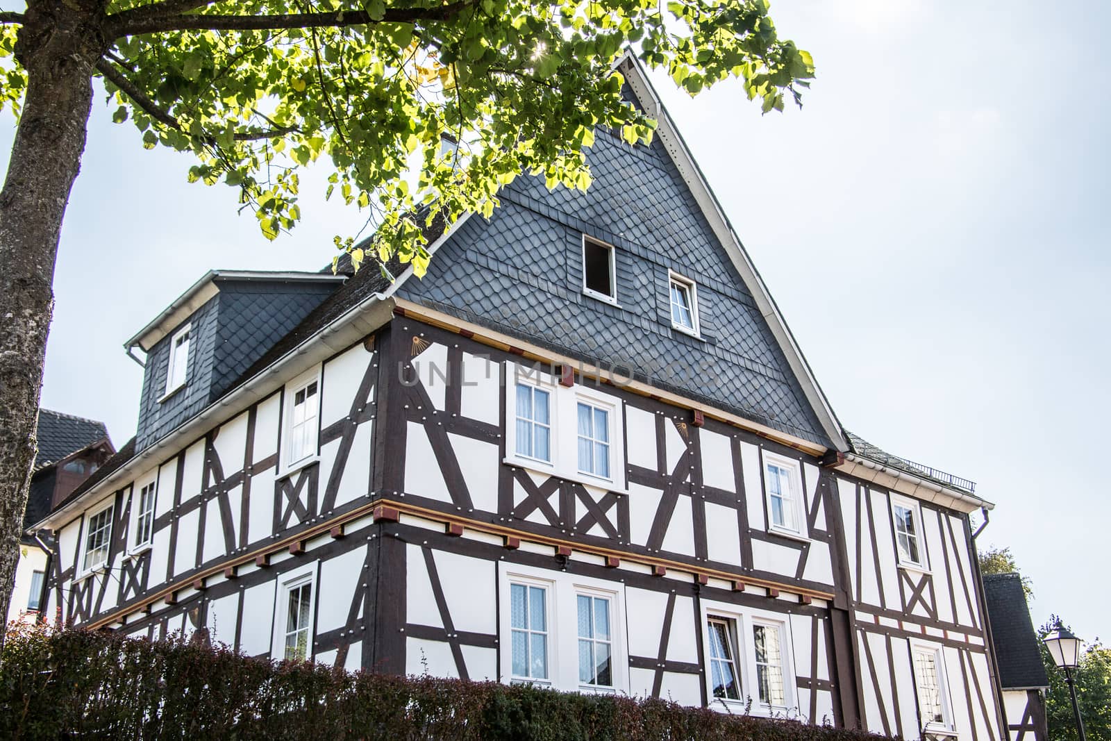 old half-timbered house in the Westerwald by Dr-Lange