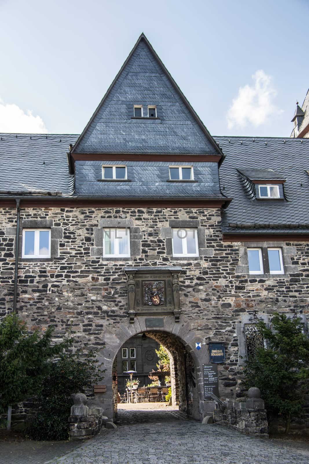 Friedewald castle hotel in the Westerwald