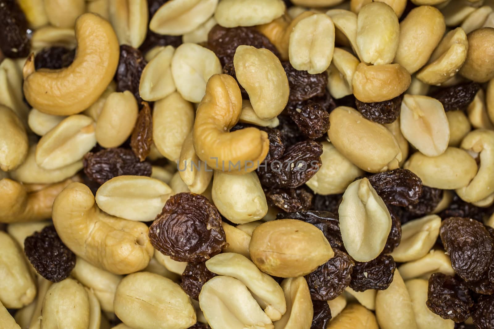 Nuts and raisins as nibbles by Dr-Lange