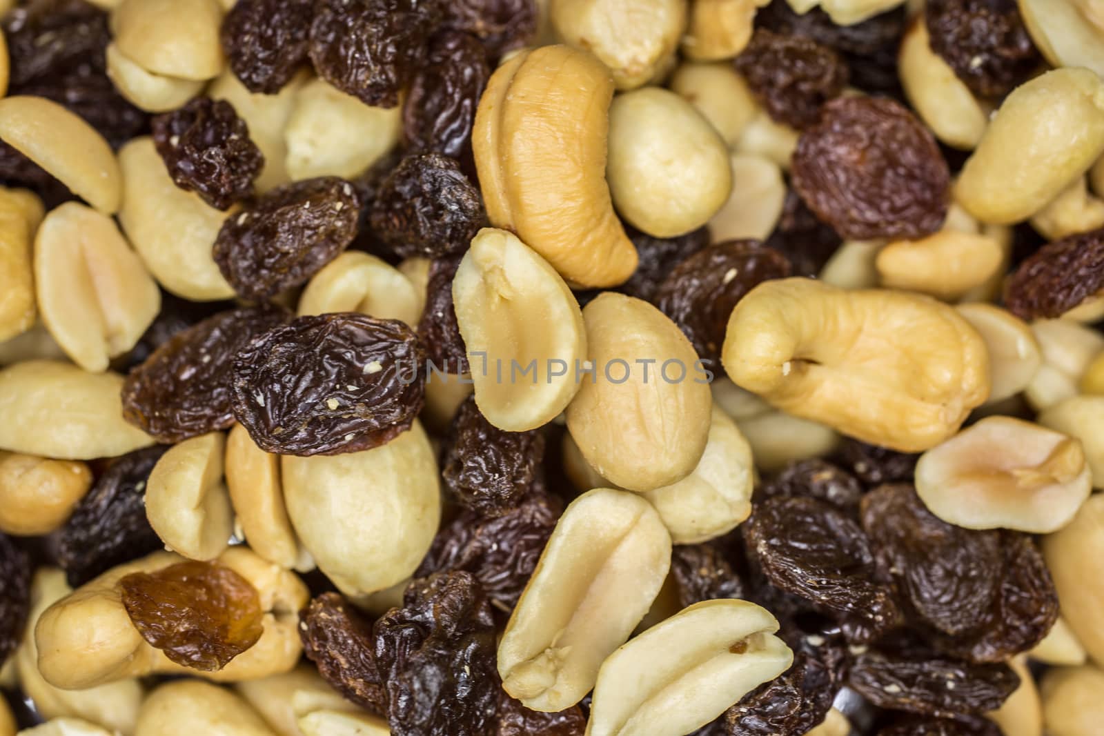 Nuts and raisins as nibbles by Dr-Lange