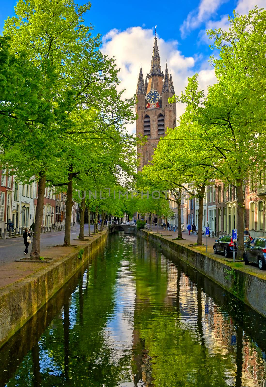 Canal in Delft, Netherlands by jbyard22