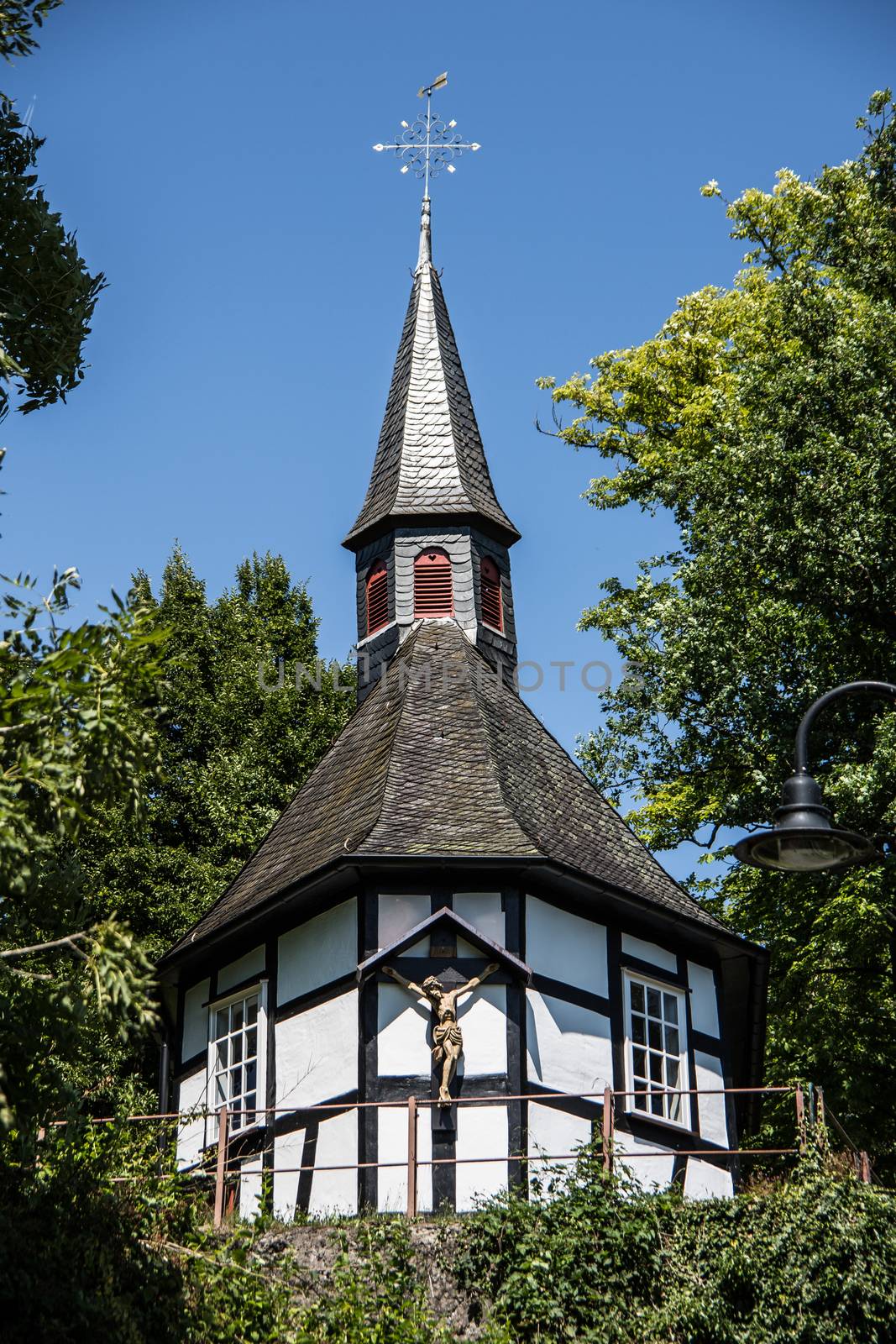 Half-timbered Heisterkapelle in Wissen