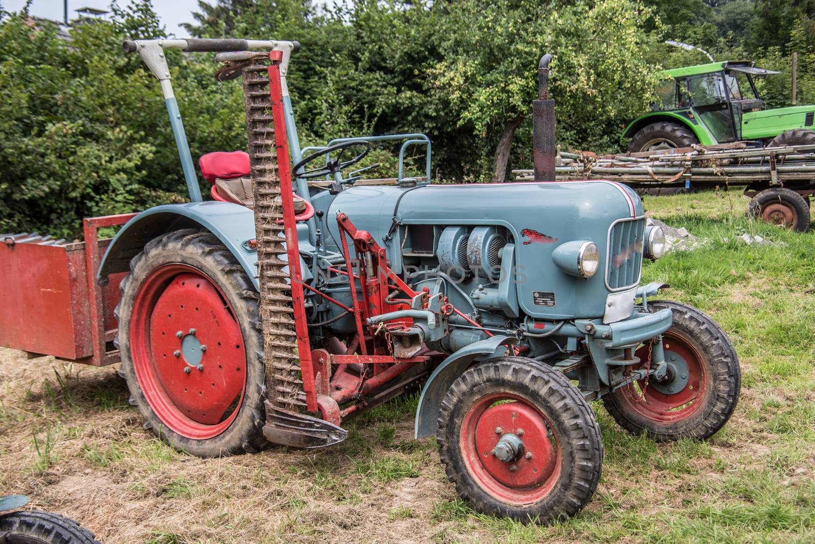 Tractors in the field