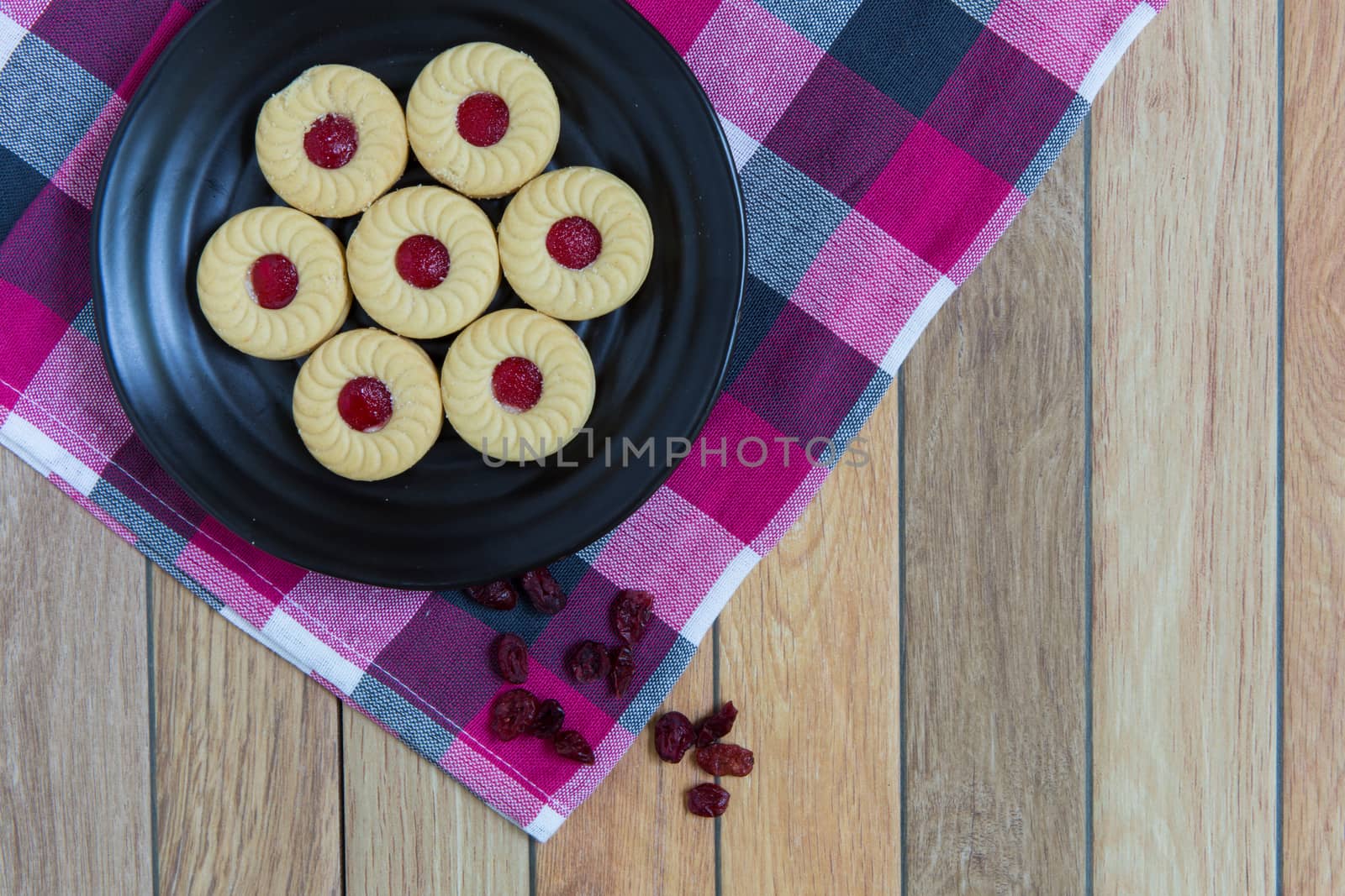 Cranberry filled cookies for tea break during a meeting.