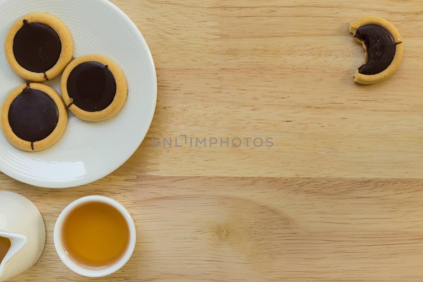 Relax with Cookies and Hot Tea for Tea Break