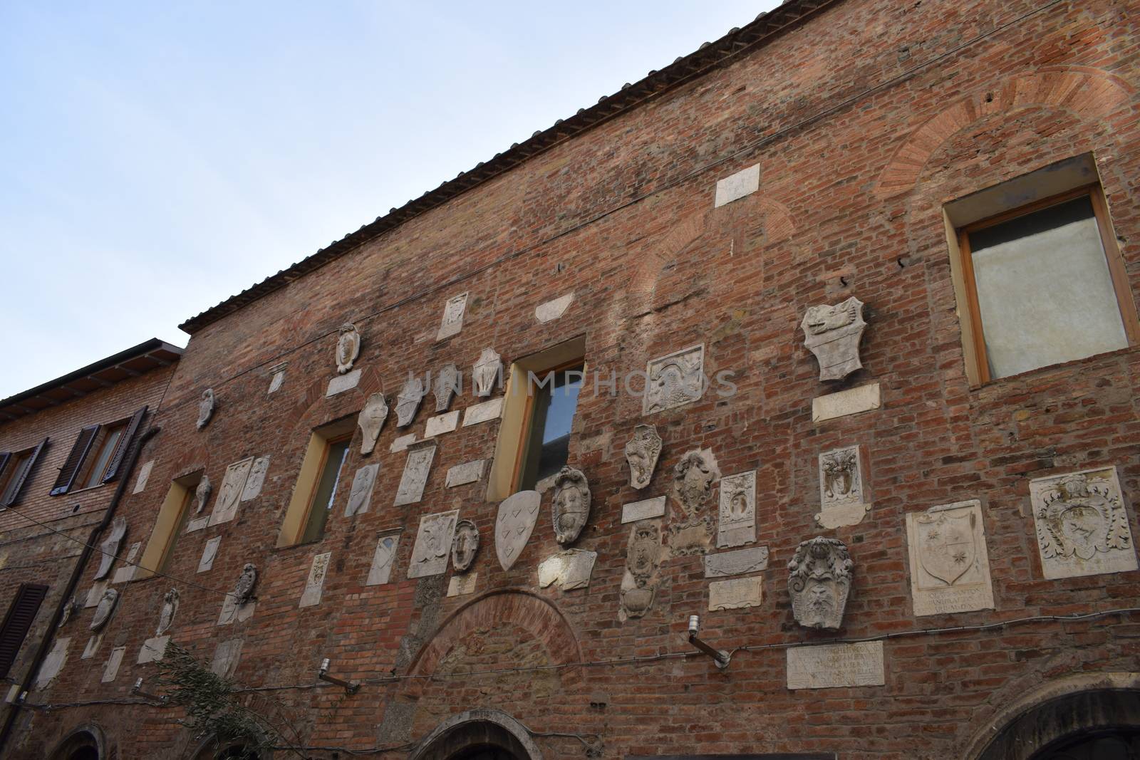 Colle Val D'Elsa - Streets in the old town of the beautiful medieval town in Tuscany (Italy) near to Siena