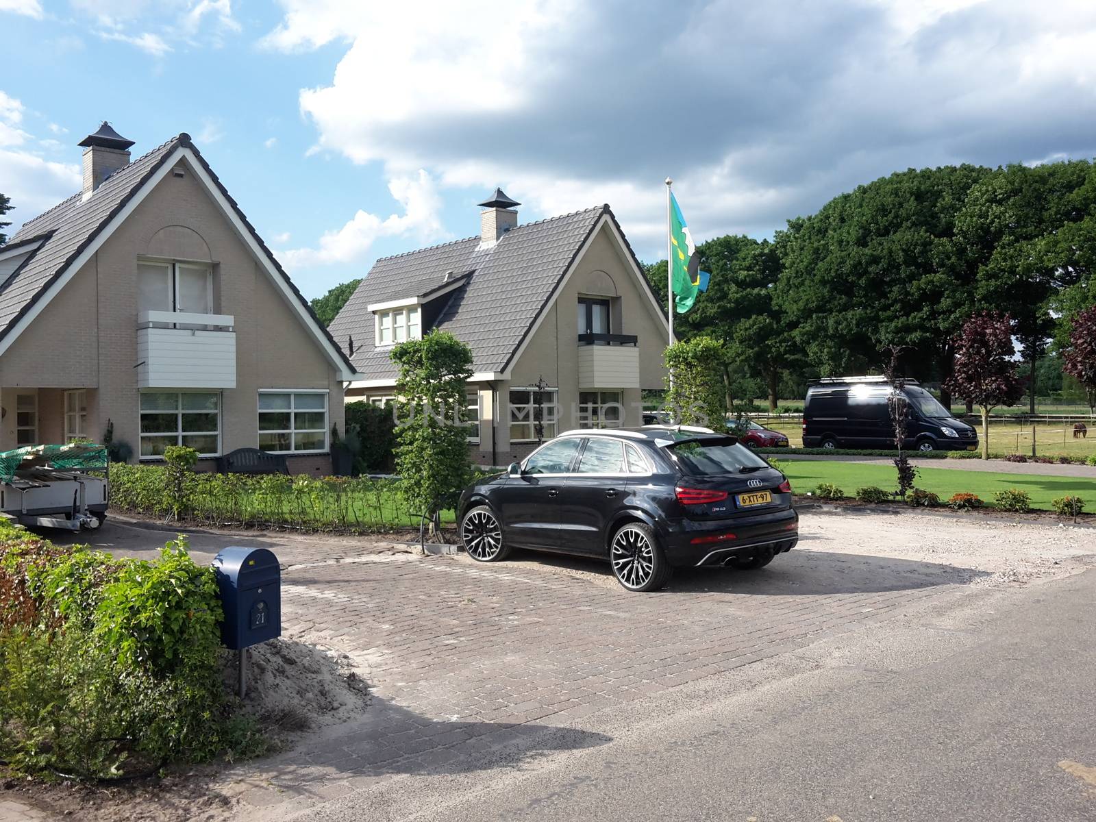 Lunteren, Netherlands - June 6, 2017 - The village of Lunteren in County Ede in the Netherlands