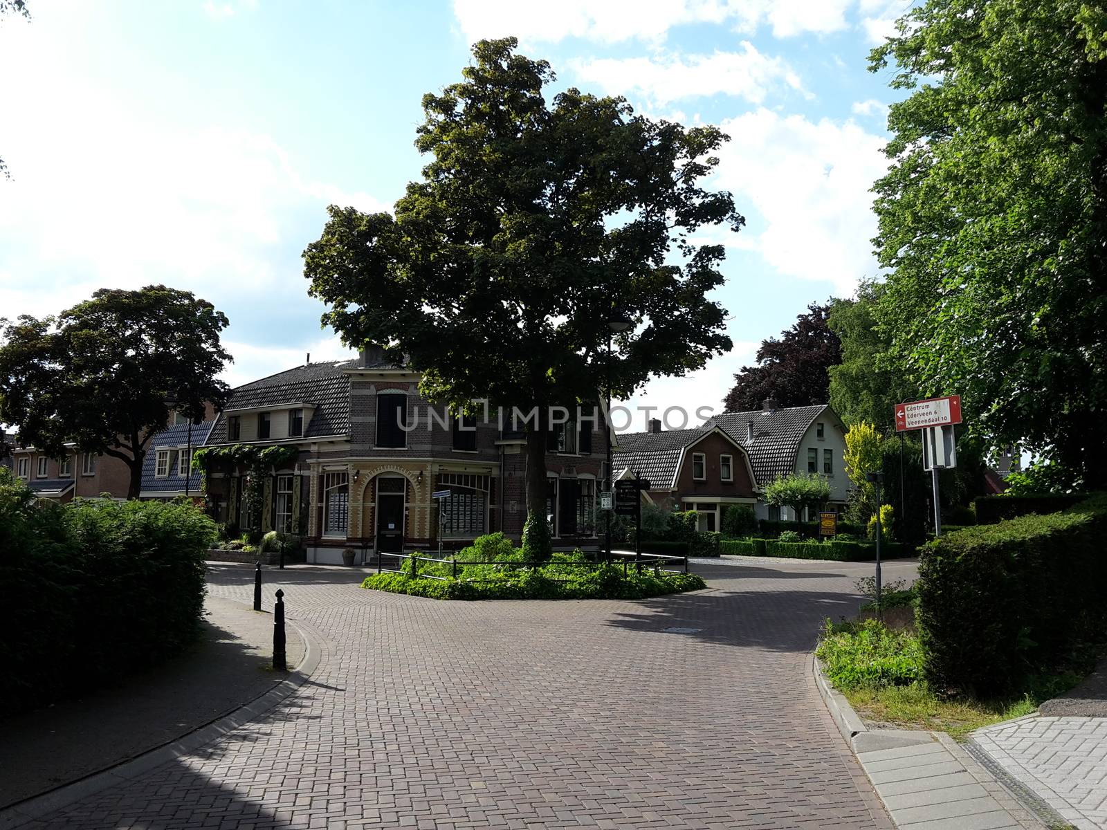 Lunteren, Netherlands - June 6, 2017 - The village of Lunteren in County Ede in the Netherlands