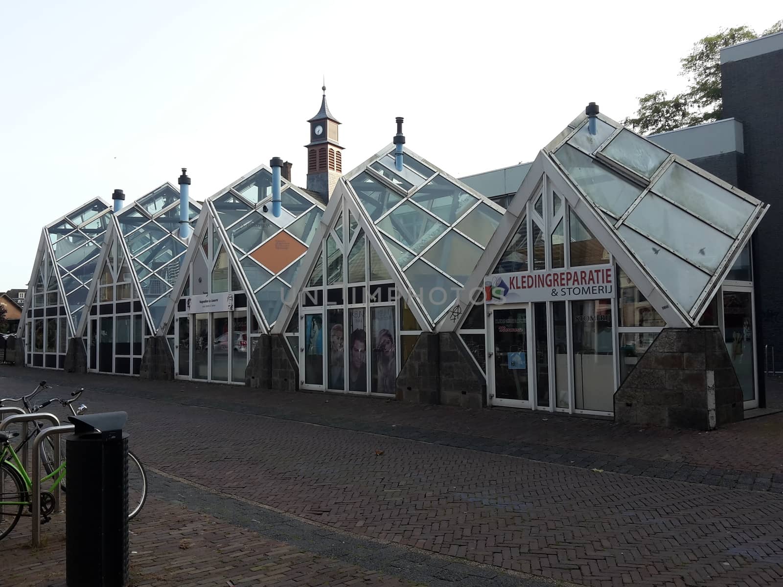 View of Ede-Wageningen, beautiful city in the Netherlands with an important university campus