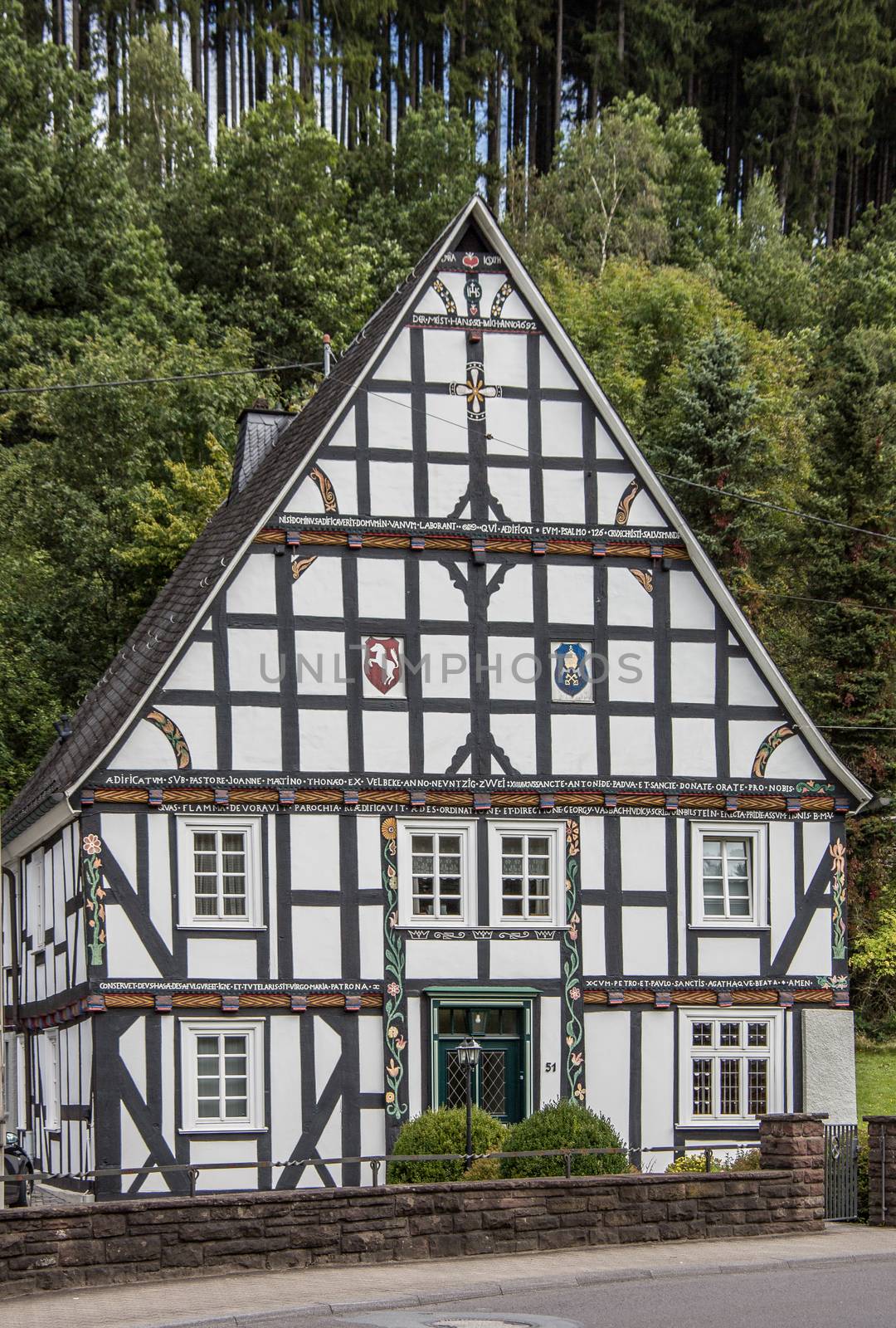 historic half-timbered houses in the Sauerland