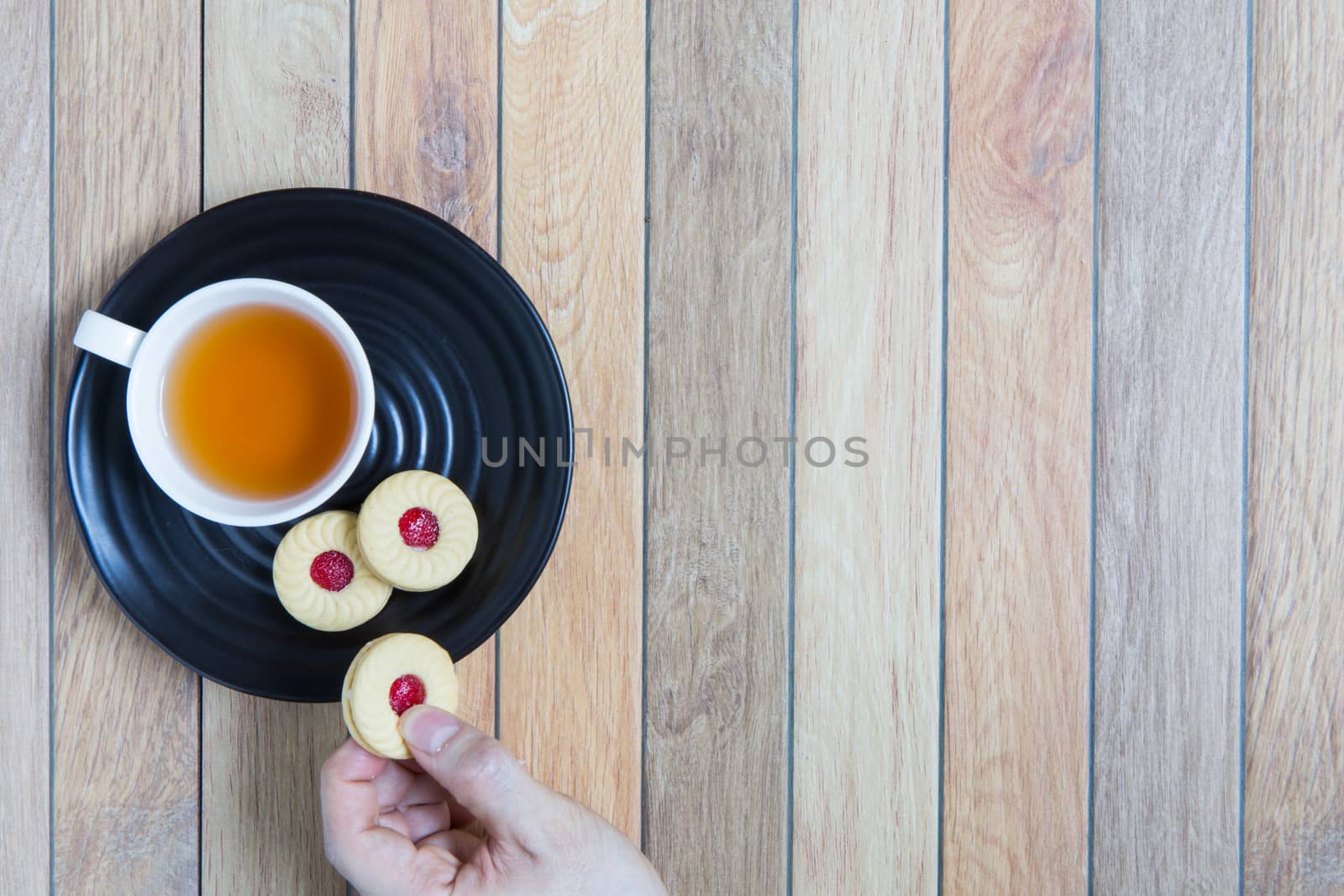 Cranberry filled cookies for tea break during a meeting.