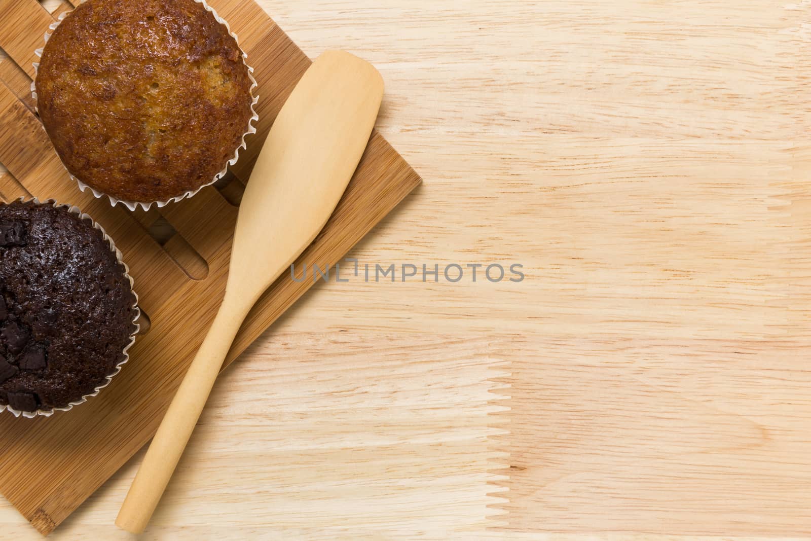 Freshly made cupcake for break time.
