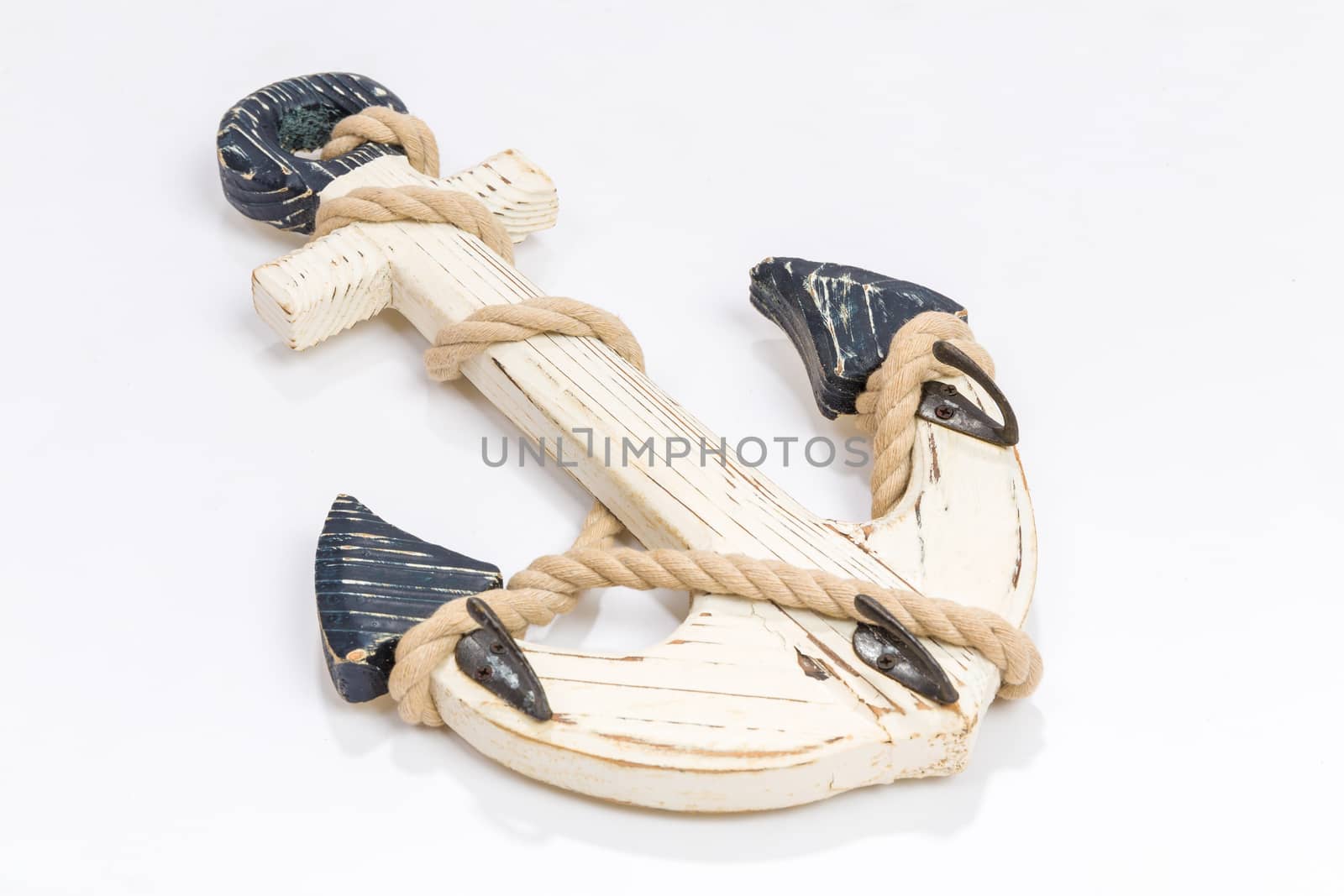Art object made from wood isolated on white background.