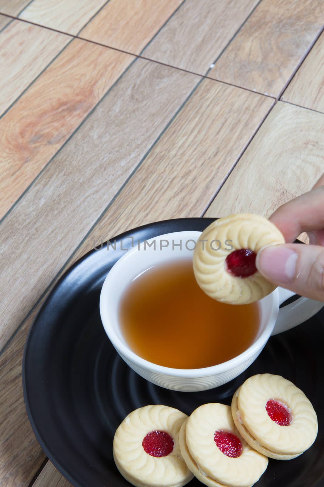 Cranberry filled cookies for tea break during a meeting.