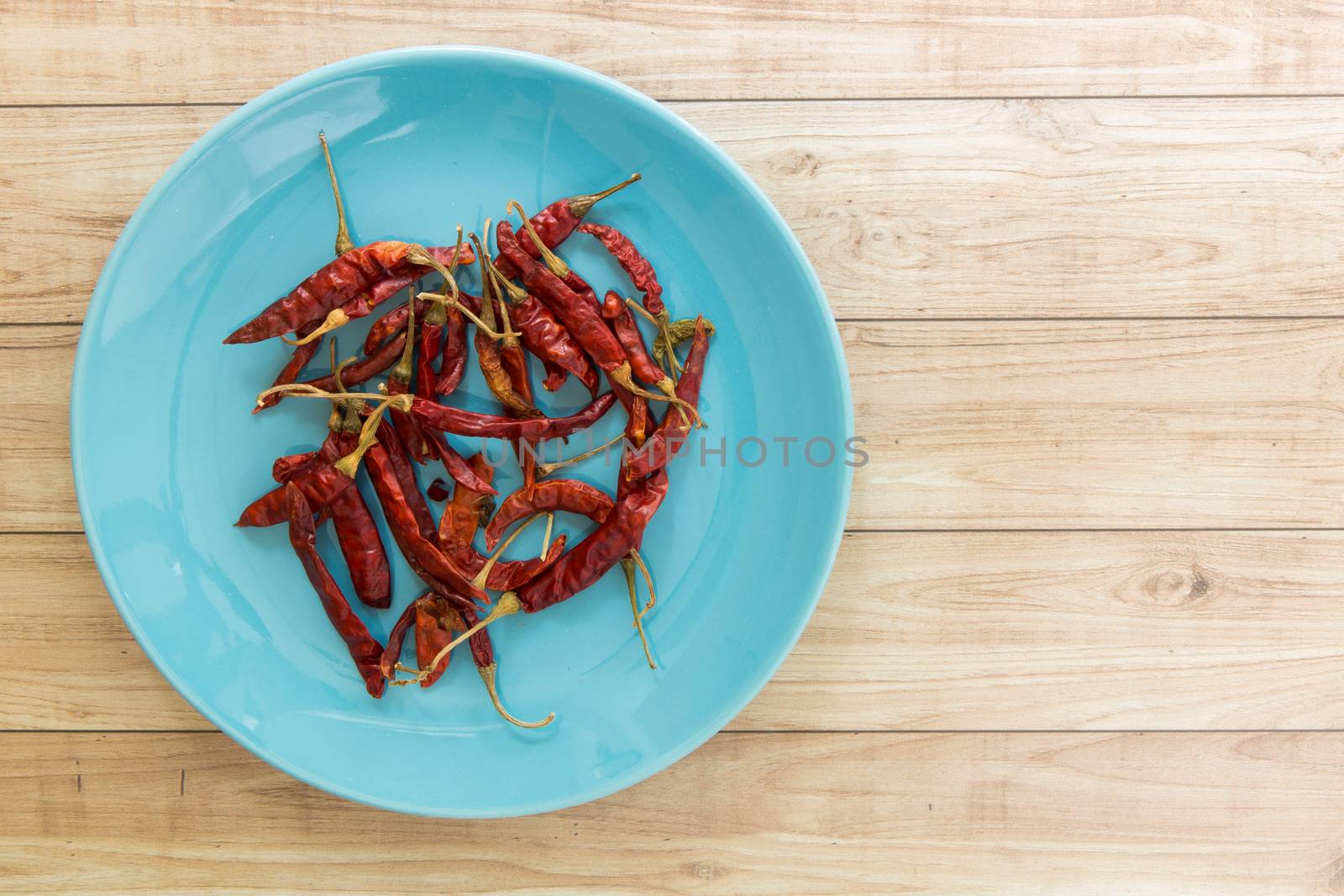 Red dried chilli is one of Thai food's main ingredients.