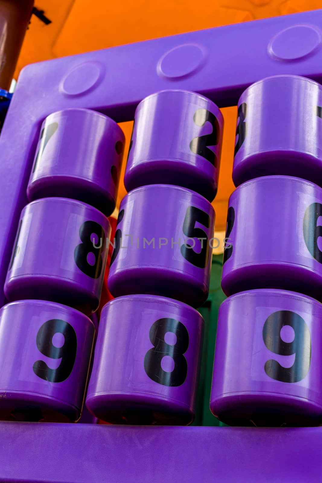 Close-up shot of playground revealing some interesting details.