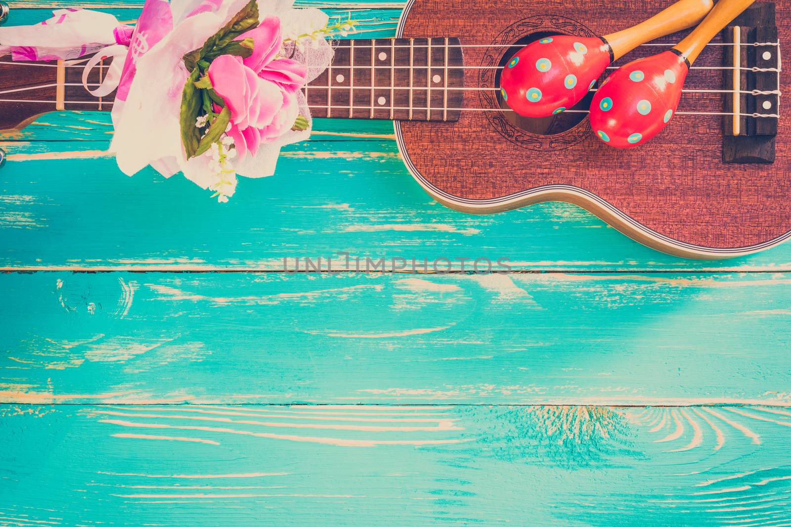 Ukulele is a Hawaiian Style String Music Instrument.