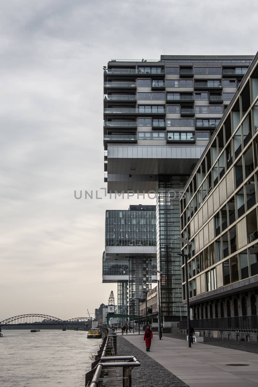 famous crane houses in Cologne