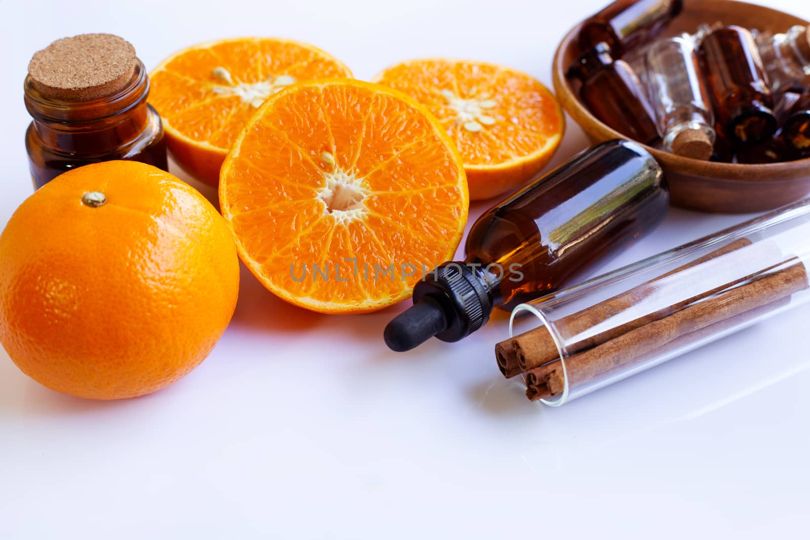 Essential oil with orange