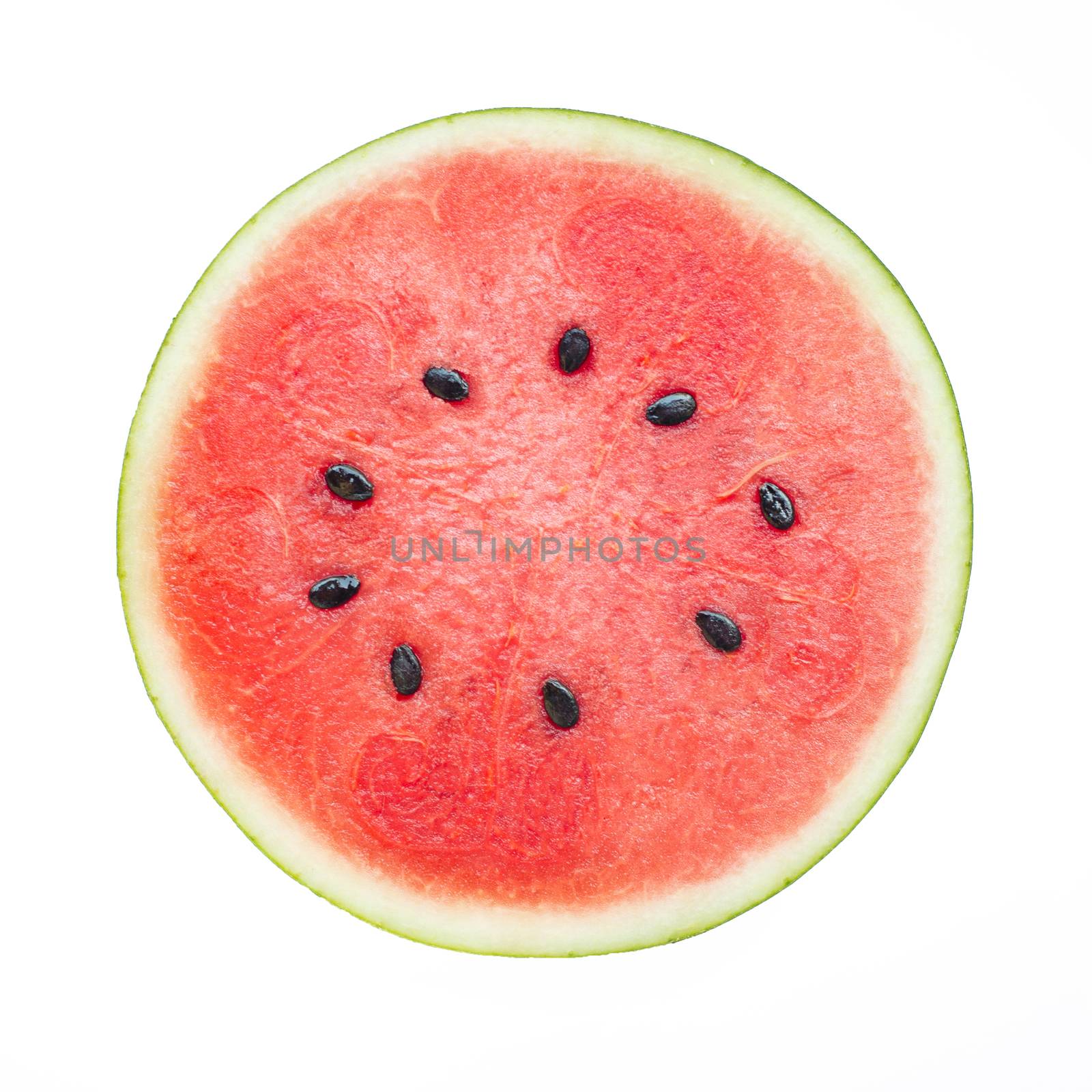 Watermelon on white background.