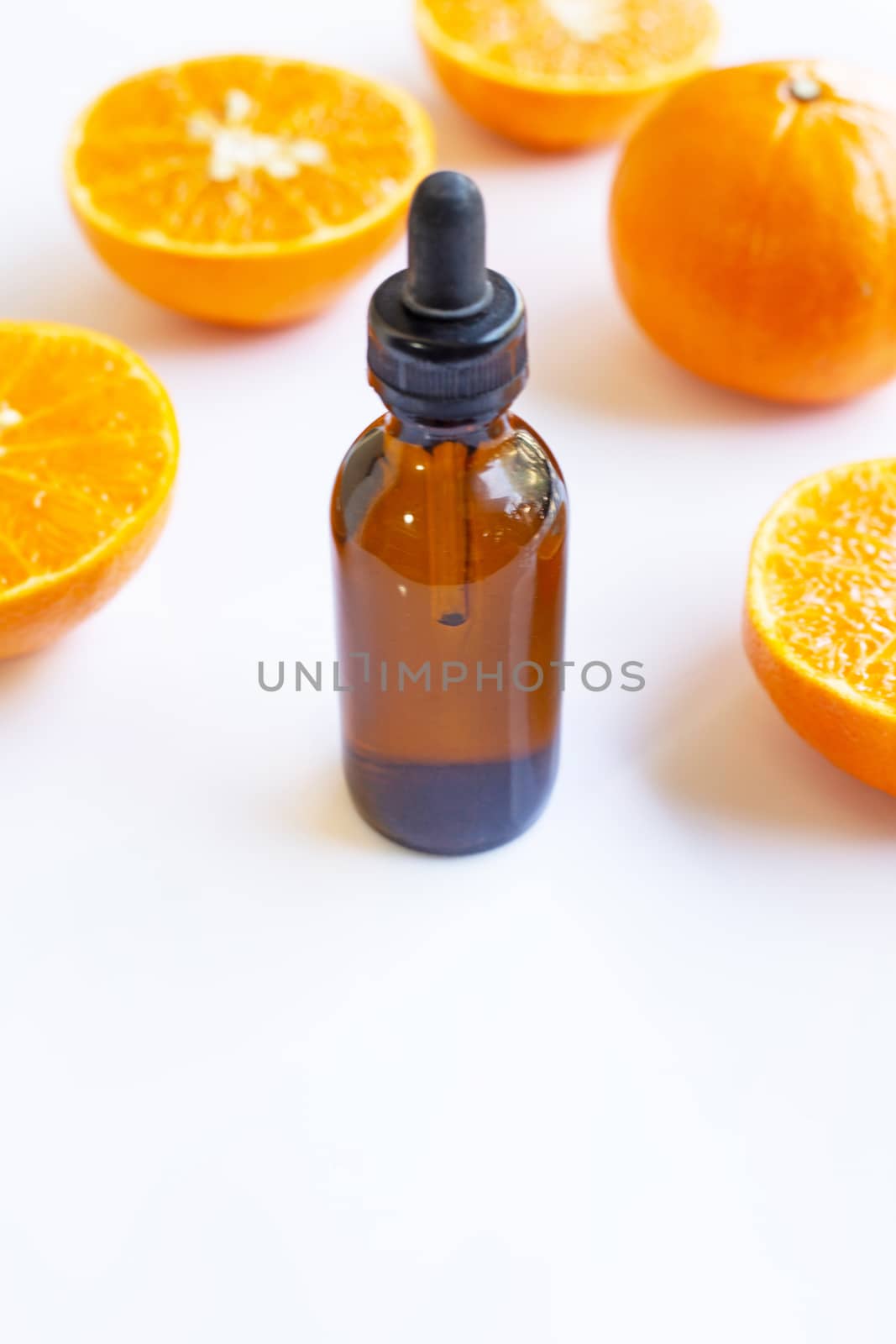 Essential oil with orange  by Bowonpat