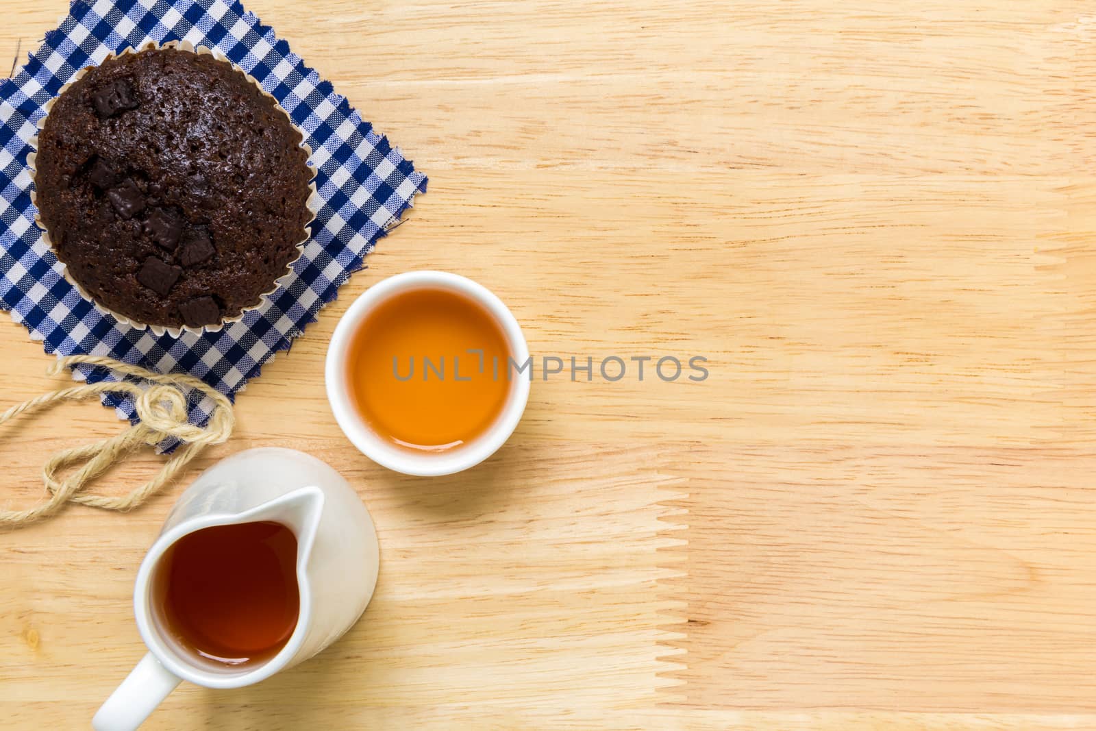 Freshly made cupcake for tea break.