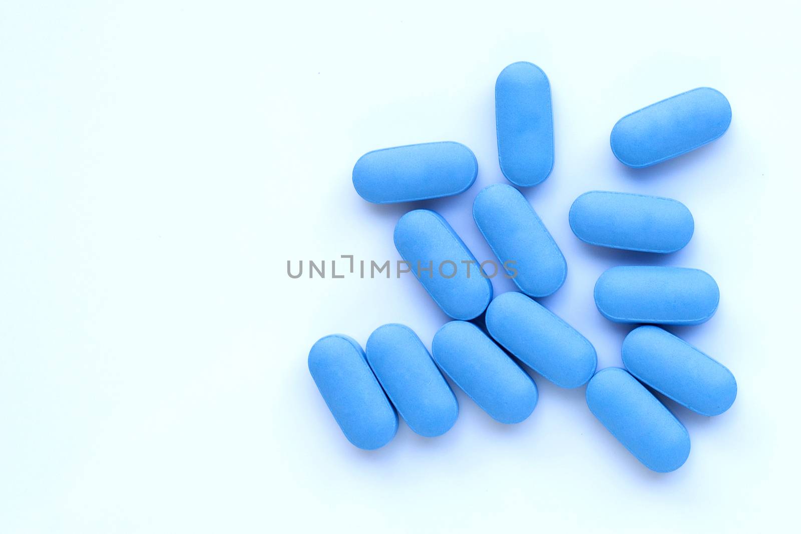 "PrEP" ( Pre-Exposure Prophylaxis). used to prevent HIV, white background.