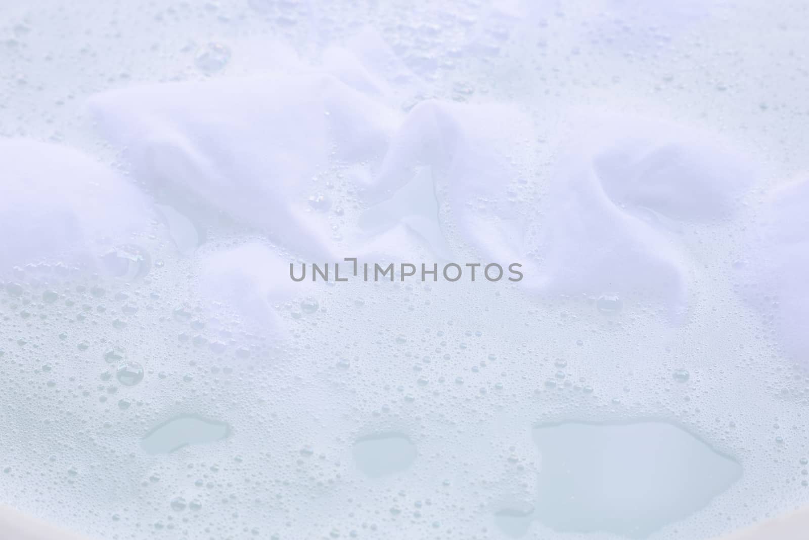 Soak a cloth before washing, white cloth