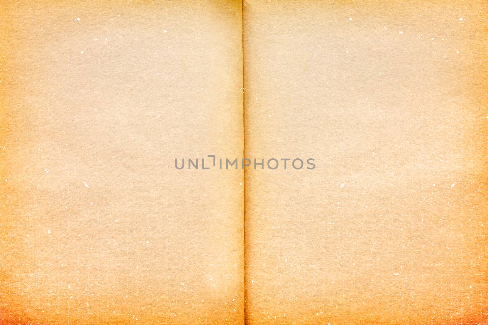 Empty brown yellow old vintage page paper texture background.