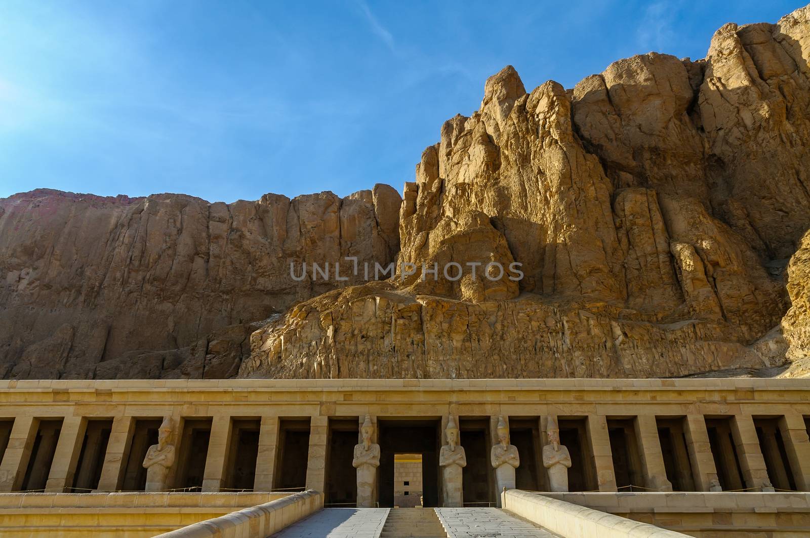 The Hatshepsut temple in the Valley of the Kings
