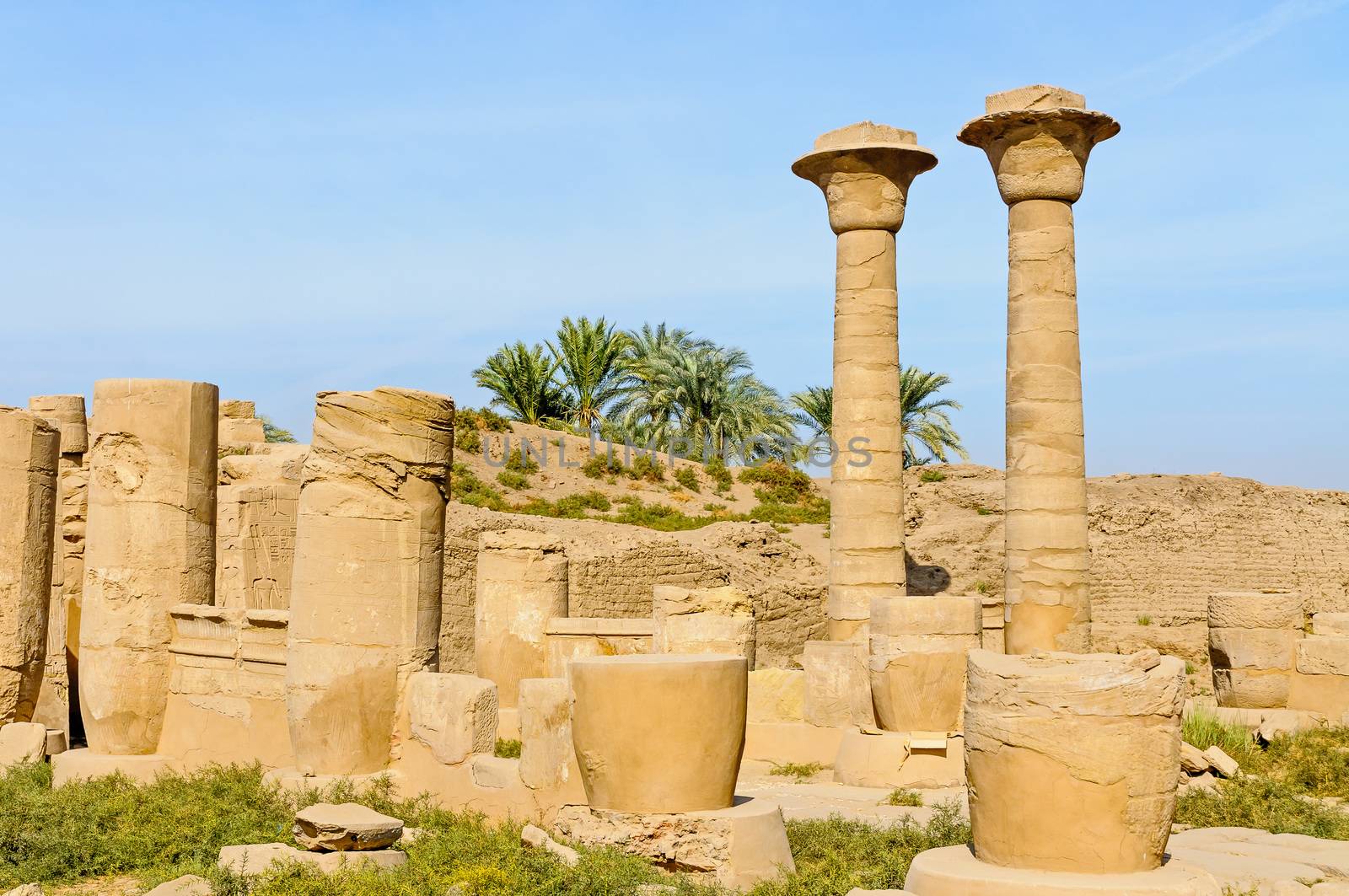 Karnak temple in Luxor, Egypt. by MaxalTamor