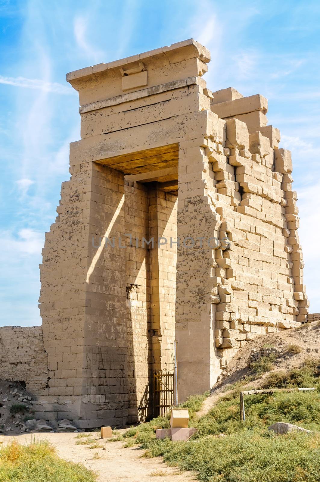 Karnak temple in Luxor, Egypt. East Gate Of Nectanebo by MaxalTamor