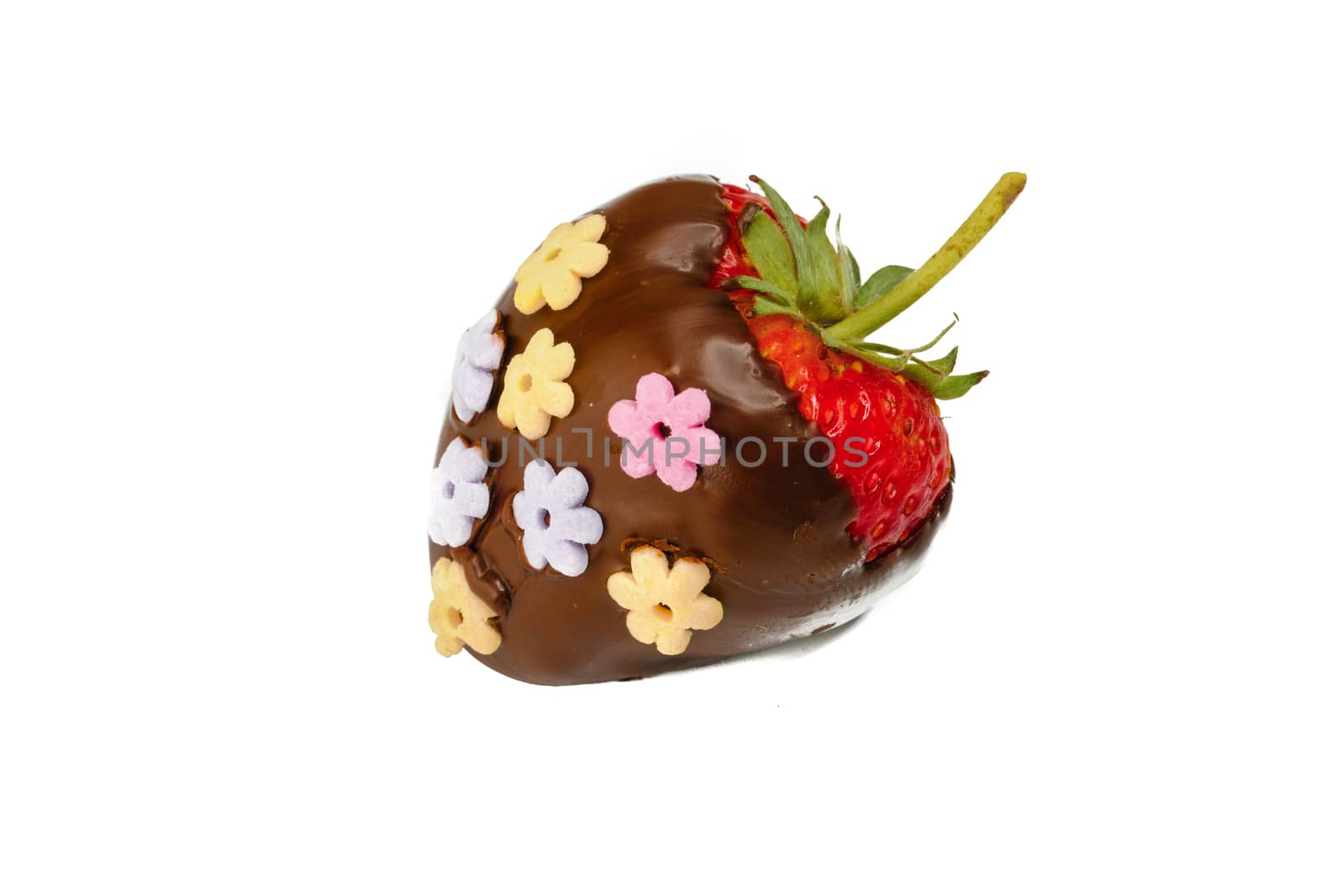 chocolated coated strawberry by Nawoot