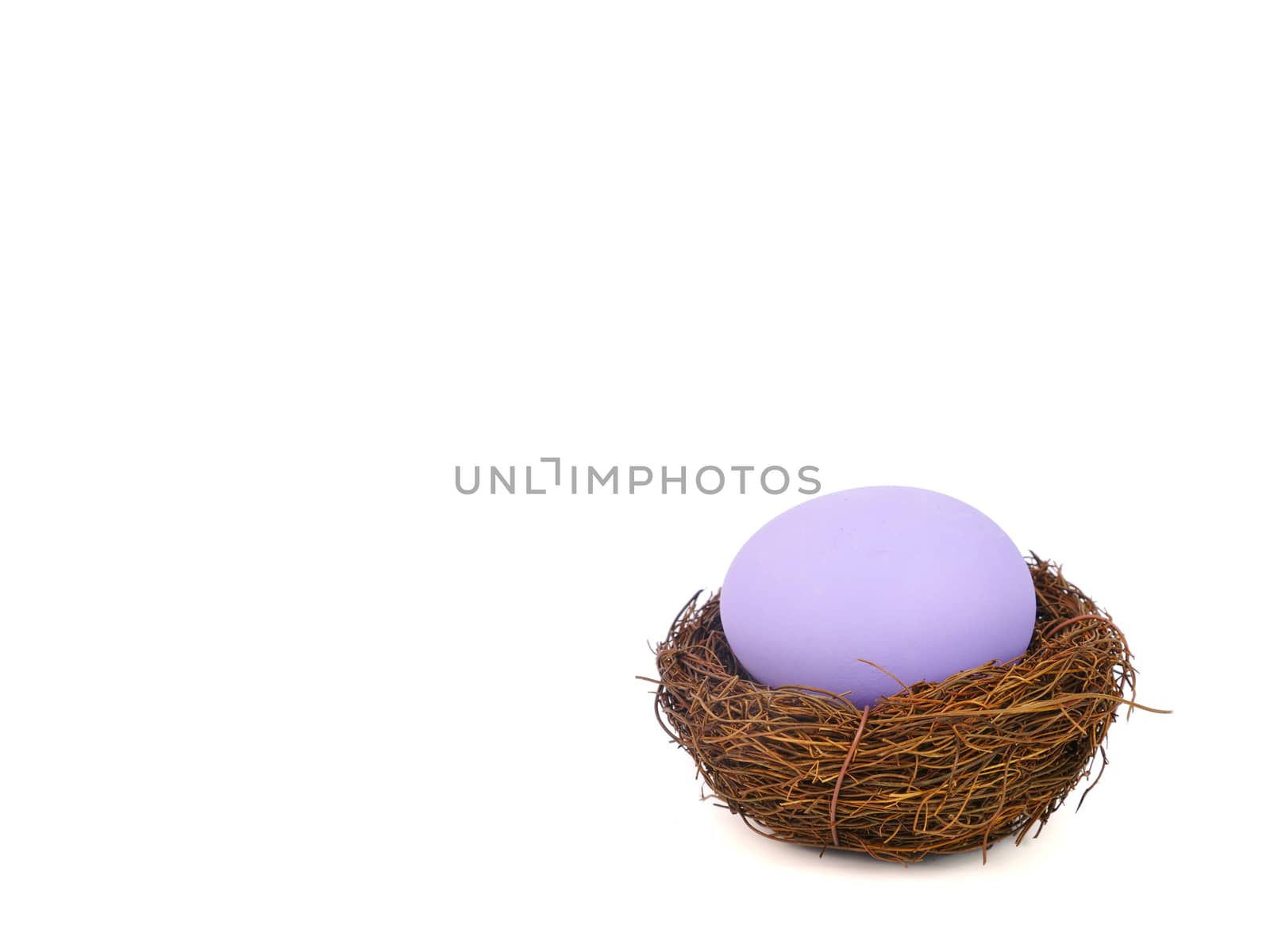 easter egg in a bird nest by Nawoot