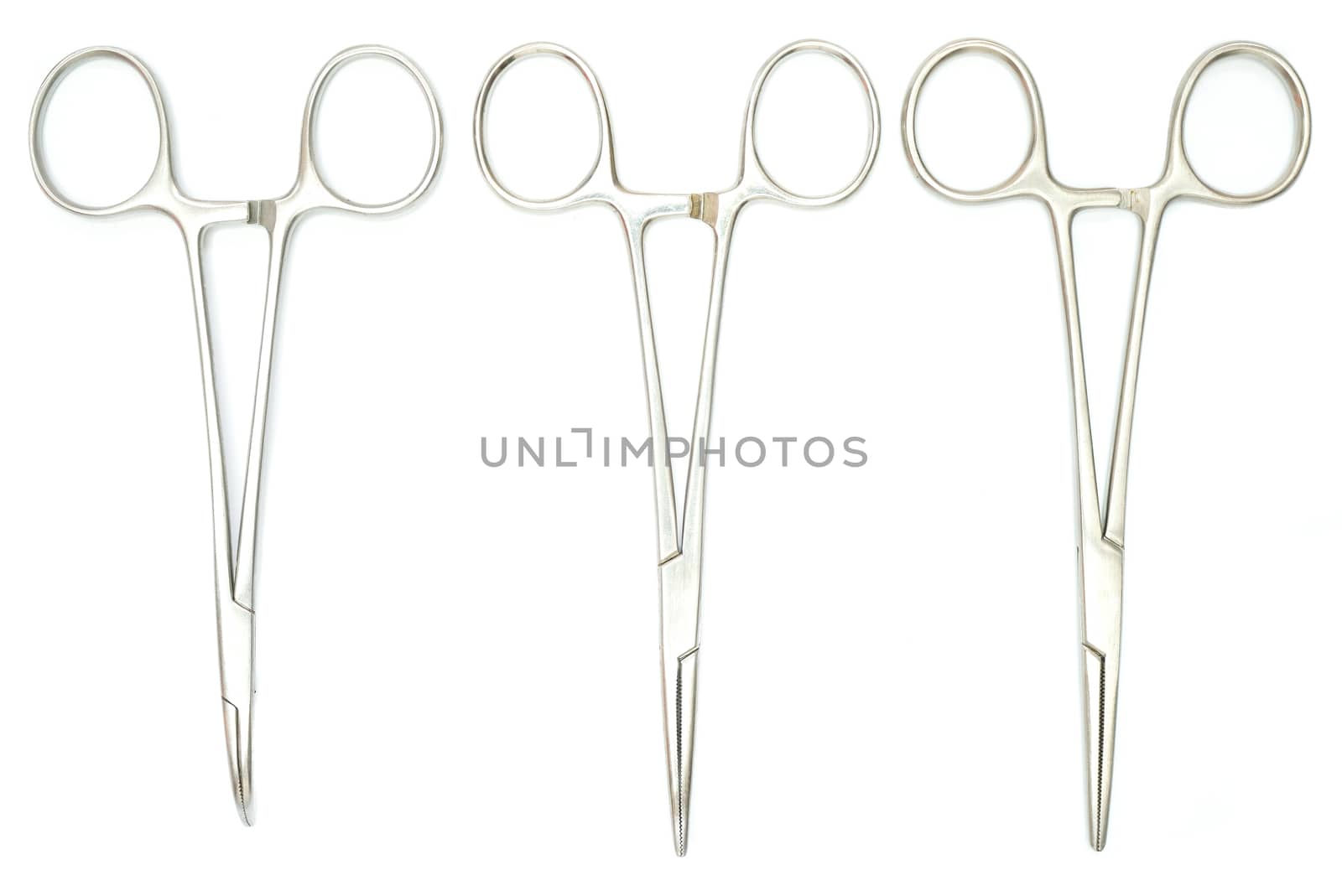 three surgical clamps by Nawoot
