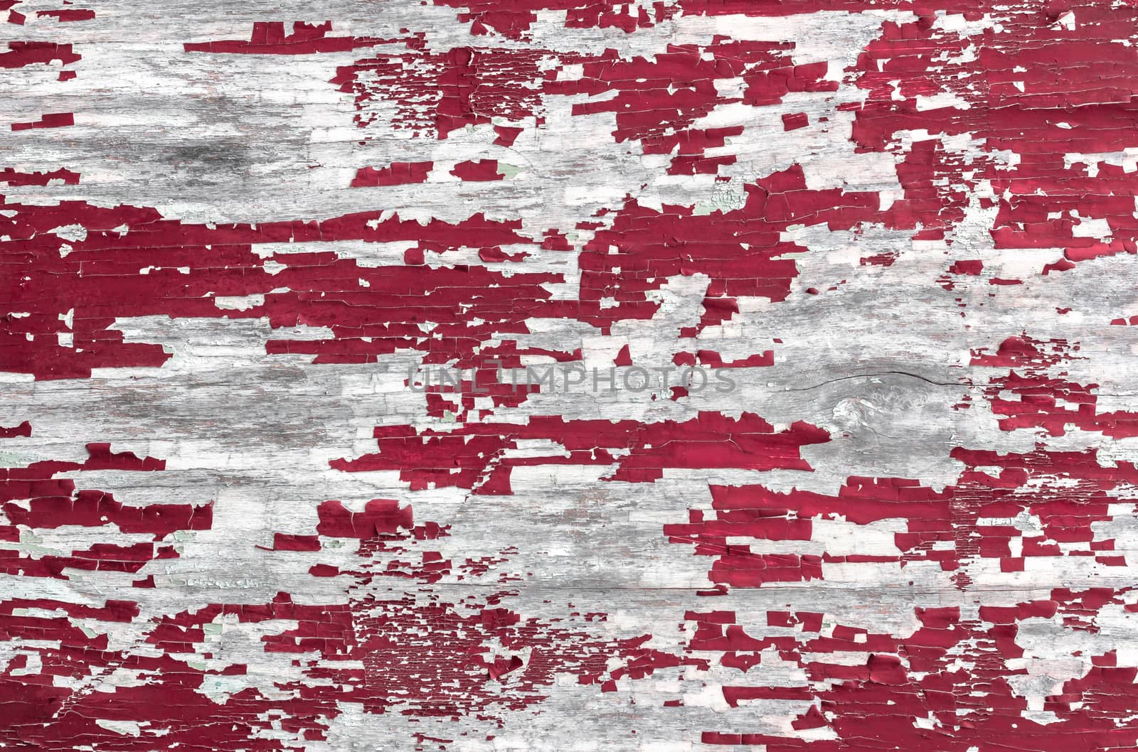 Background with grunge wooden wall with flaking paint